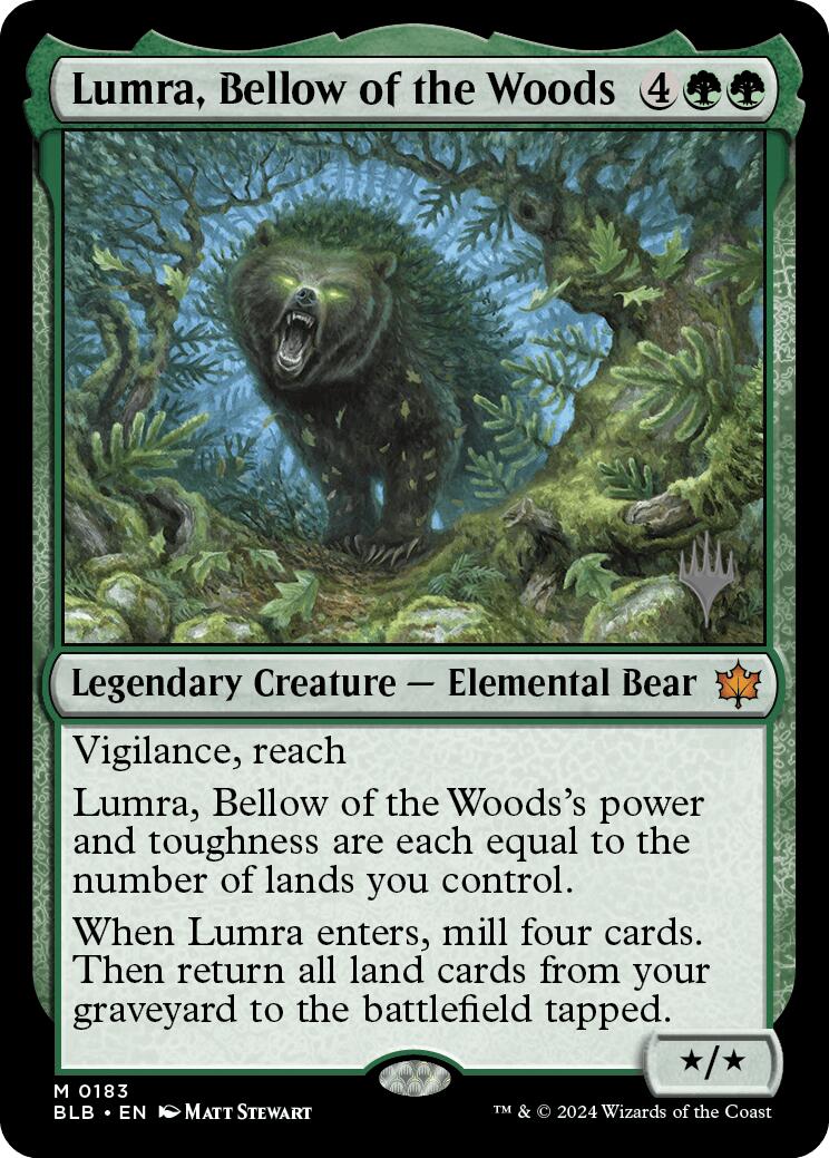 Lumra, Bellow of the Woods (Promo Pack) [Bloomburrow Promos] | Eastridge Sports Cards & Games