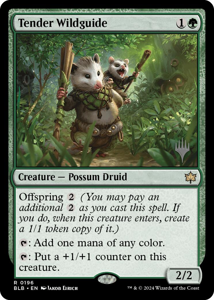 Tender Wildguide (Promo Pack) [Bloomburrow Promos] | Eastridge Sports Cards & Games