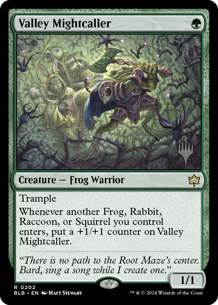 Valley Mightcaller (Promo Pack) [Bloomburrow Promos] | Eastridge Sports Cards & Games