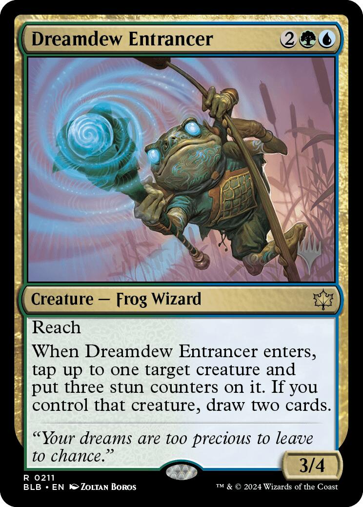 Dreamdew Entrancer (Promo Pack) [Bloomburrow Promos] | Eastridge Sports Cards & Games