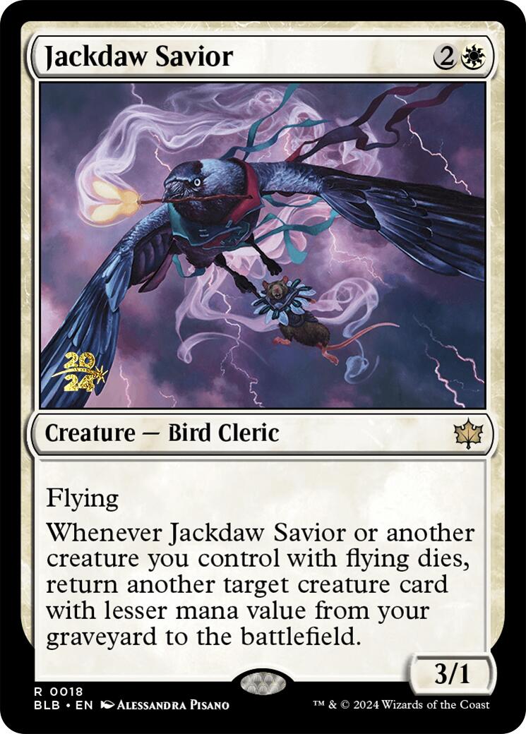 Jackdaw Savior [Bloomburrow Prerelease Promos] | Eastridge Sports Cards & Games