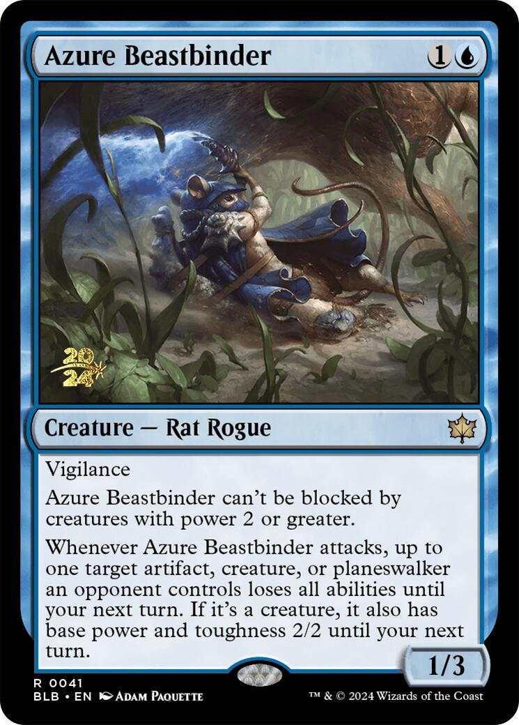 Azure Beastbinder [Bloomburrow Prerelease Promos] | Eastridge Sports Cards & Games