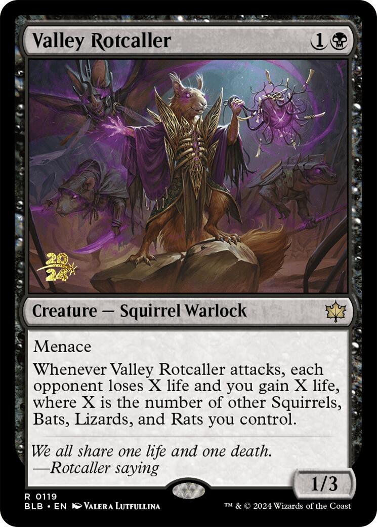 Valley Rotcaller [Bloomburrow Prerelease Promos] | Eastridge Sports Cards & Games