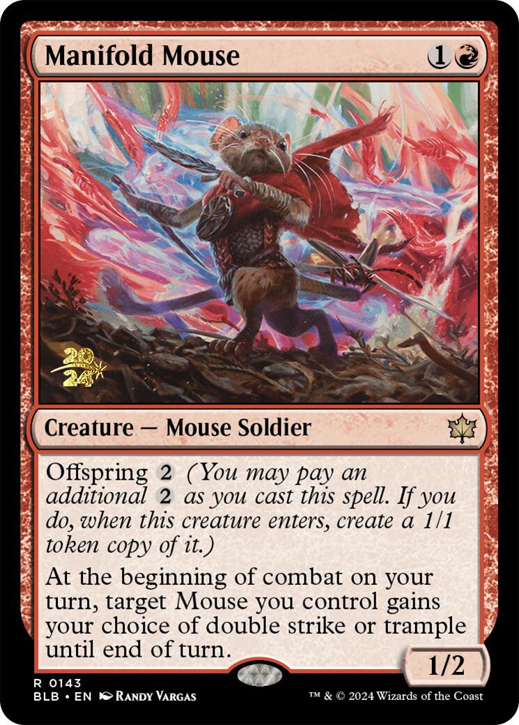 Manifold Mouse [Bloomburrow Prerelease Promos] | Eastridge Sports Cards & Games