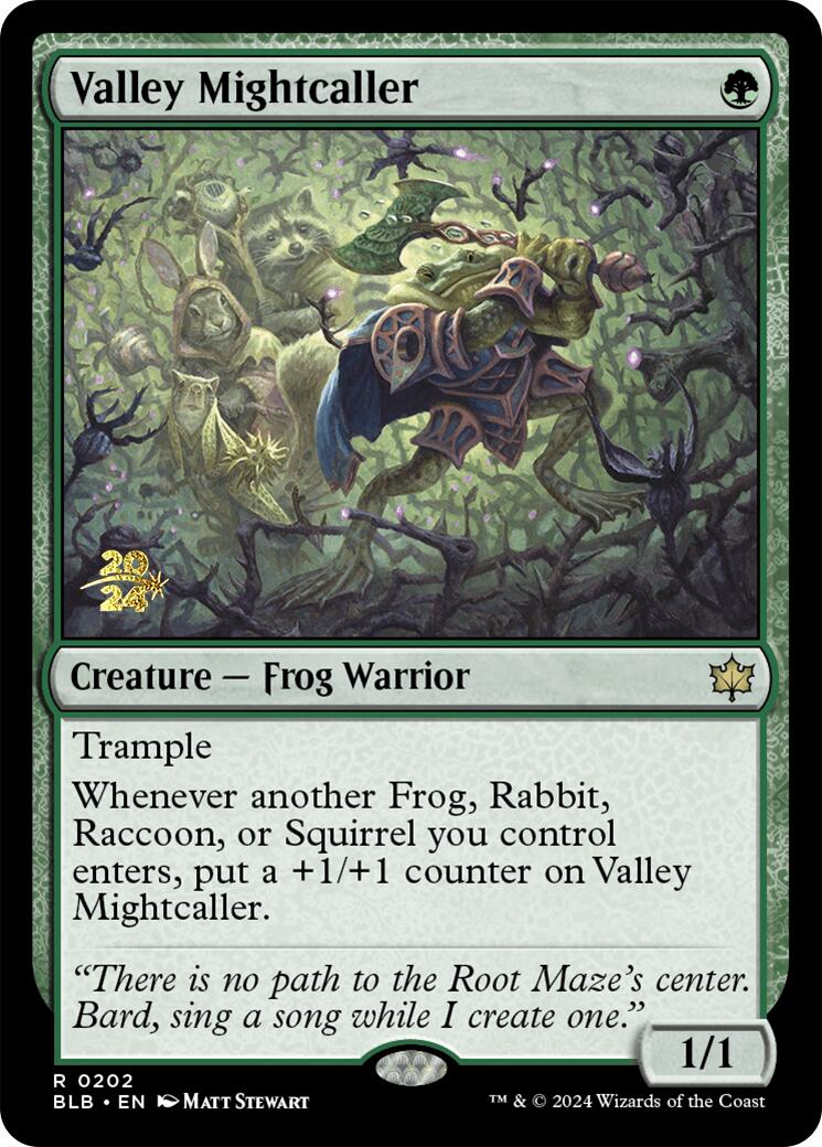 Valley Mightcaller [Bloomburrow Prerelease Promos] | Eastridge Sports Cards & Games