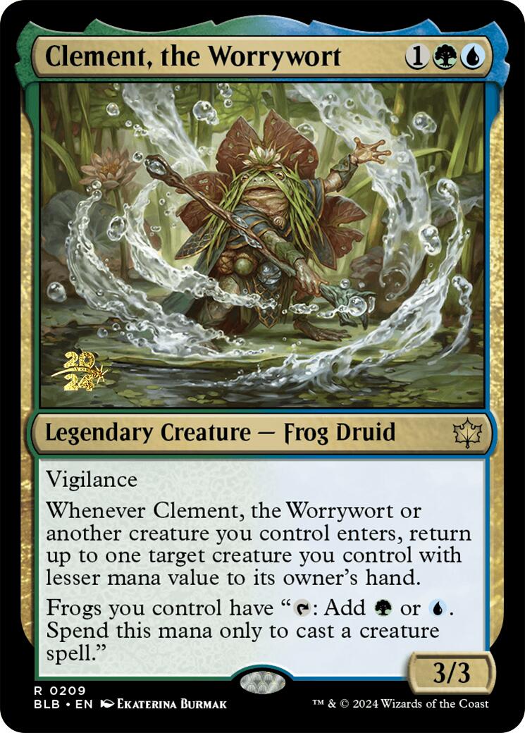 Clement, the Worrywort [Bloomburrow Prerelease Promos] | Eastridge Sports Cards & Games