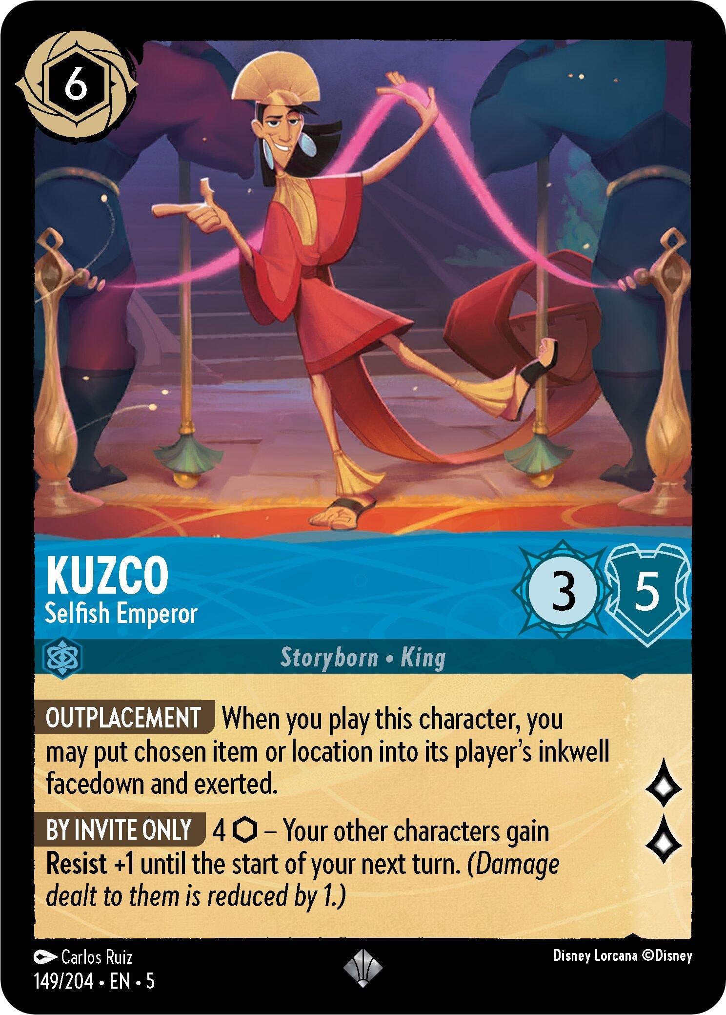 Kuzco - Selfish Emperor (149/204) [Shimmering Skies] | Eastridge Sports Cards & Games