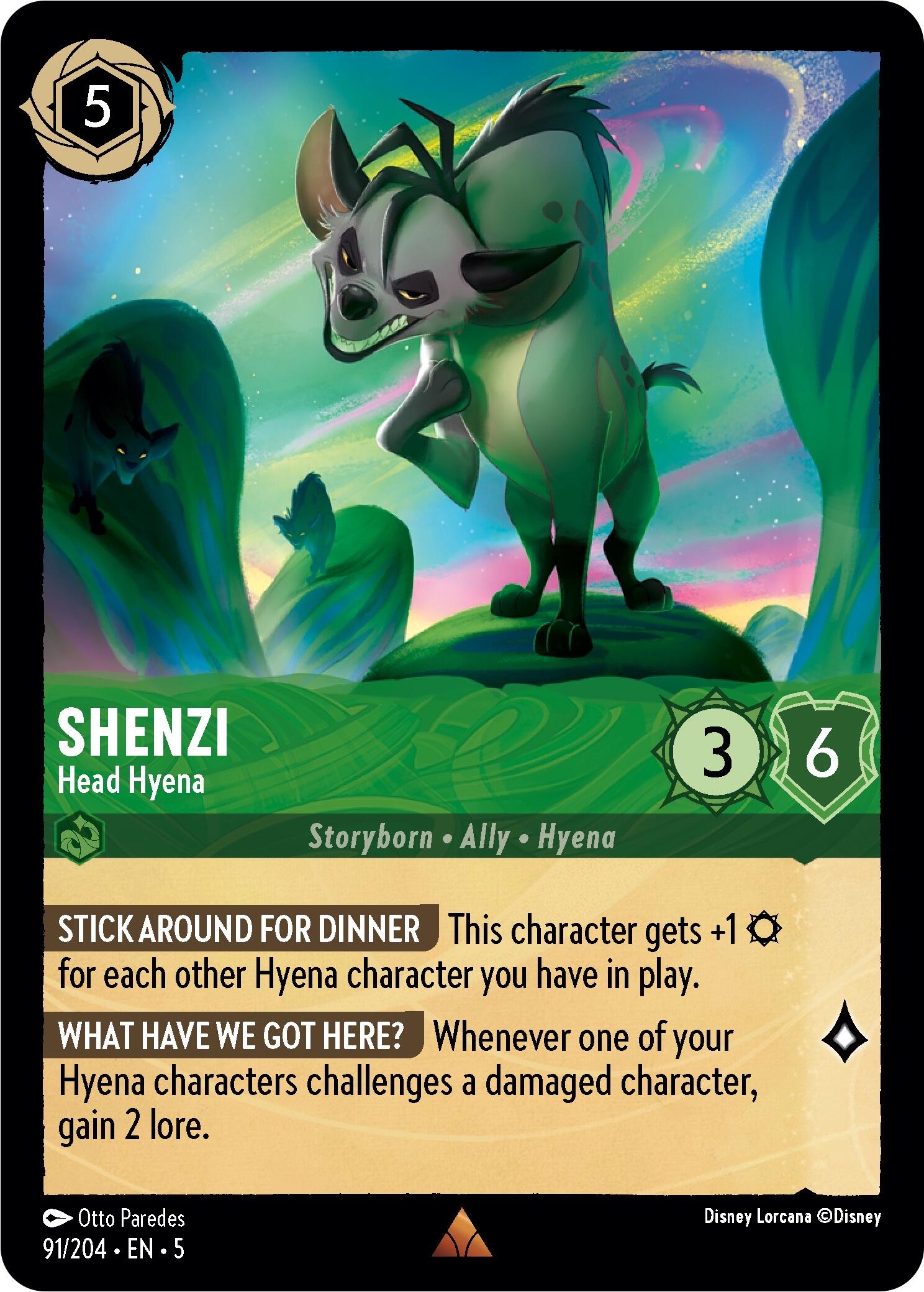 Shenzi - Head Hyena (91/204) [Shimmering Skies] | Eastridge Sports Cards & Games