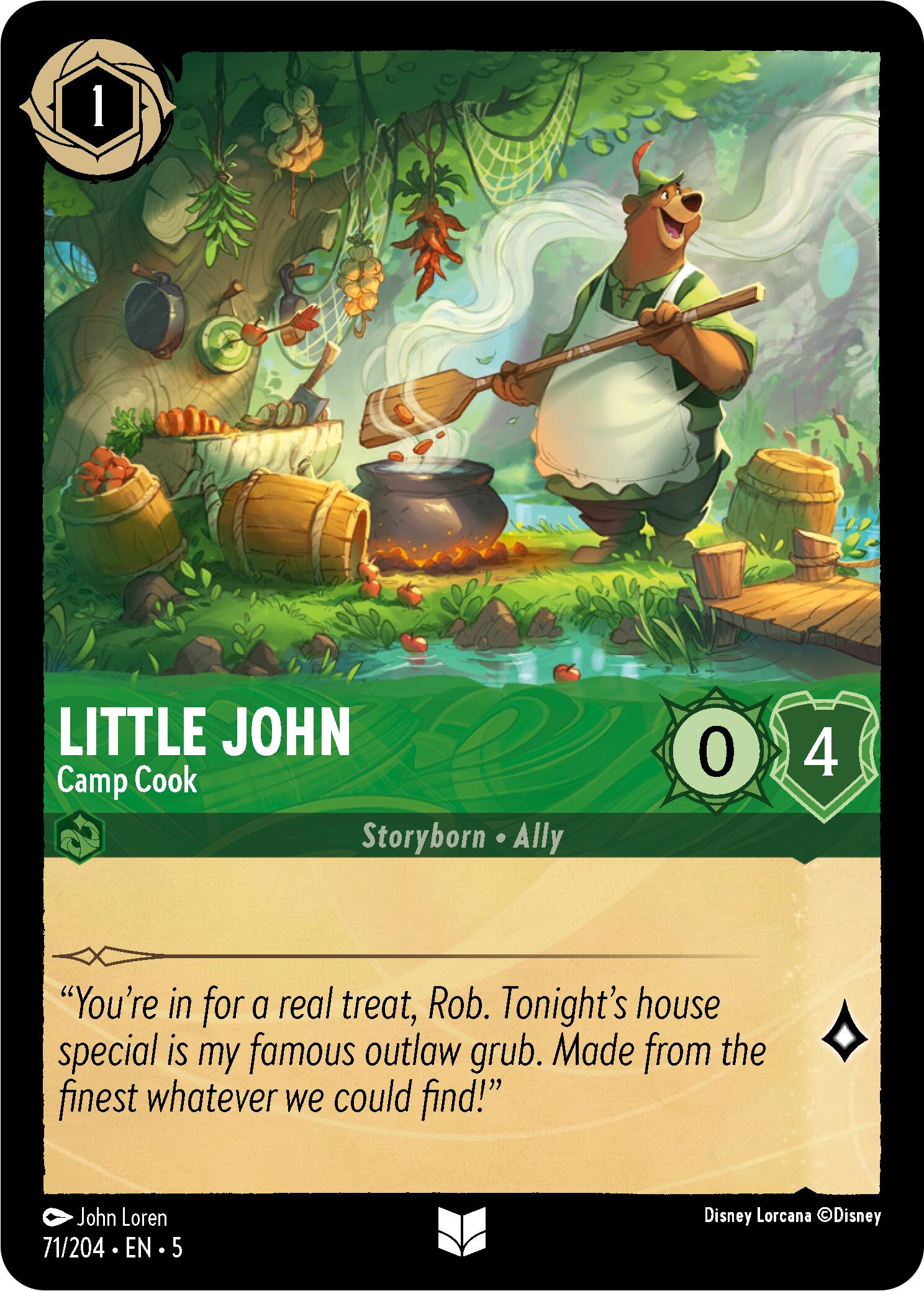 Little John - Camp Cook (71/204) [Shimmering Skies] | Eastridge Sports Cards & Games