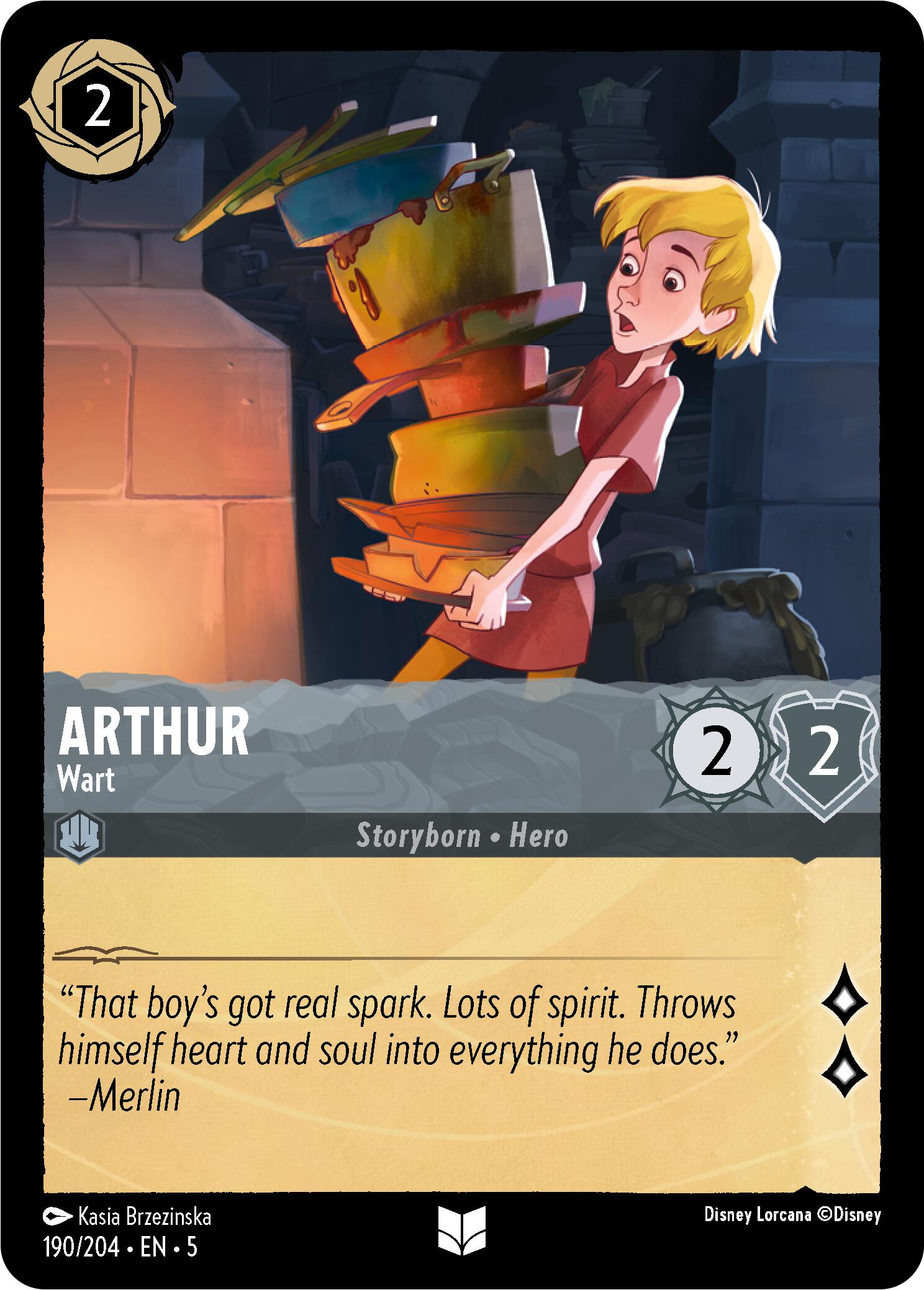 Arthur - Wart (190/204) [Shimmering Skies] | Eastridge Sports Cards & Games