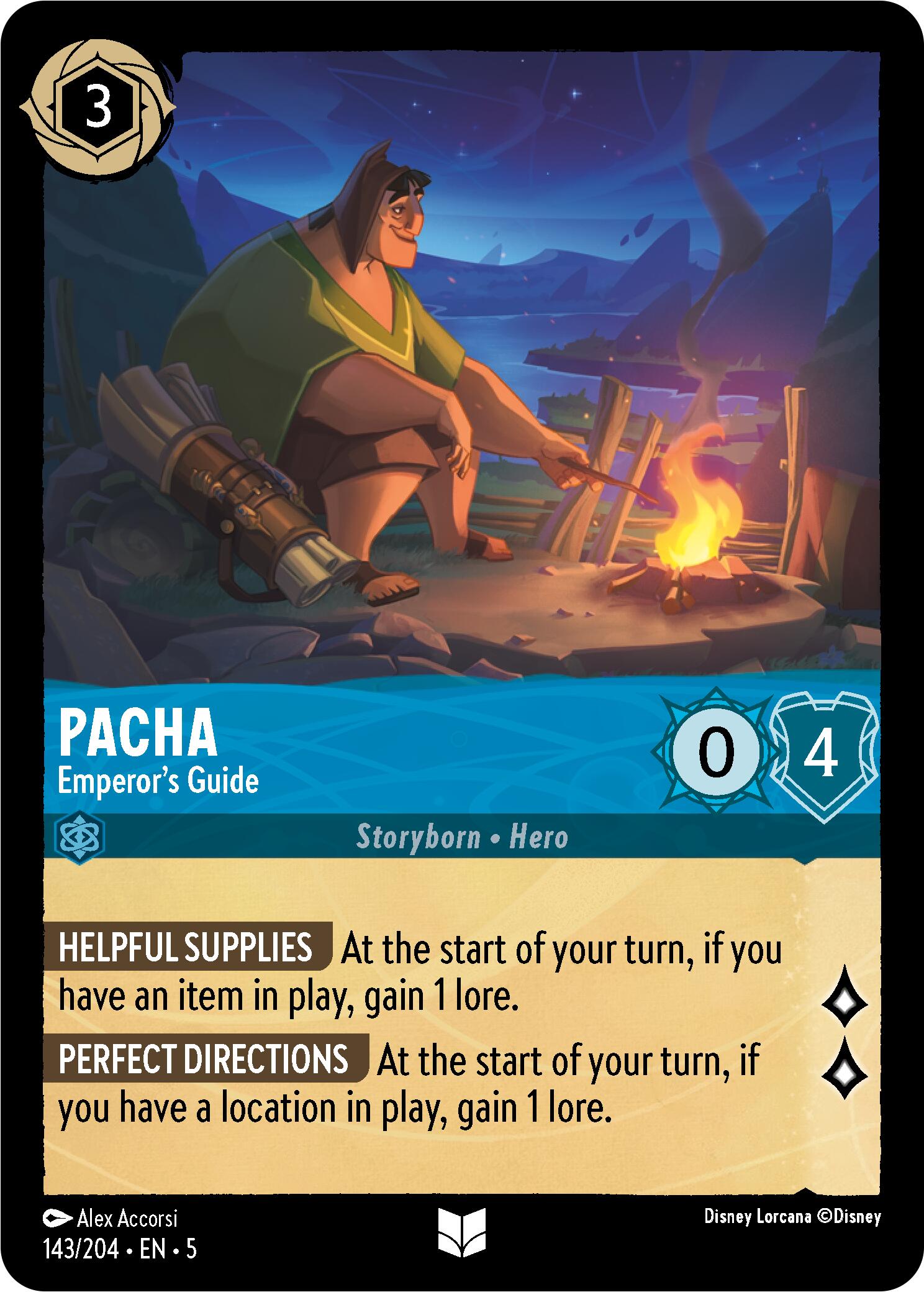 Pacha - Emperor's Guide (143/204) [Shimmering Skies] | Eastridge Sports Cards & Games