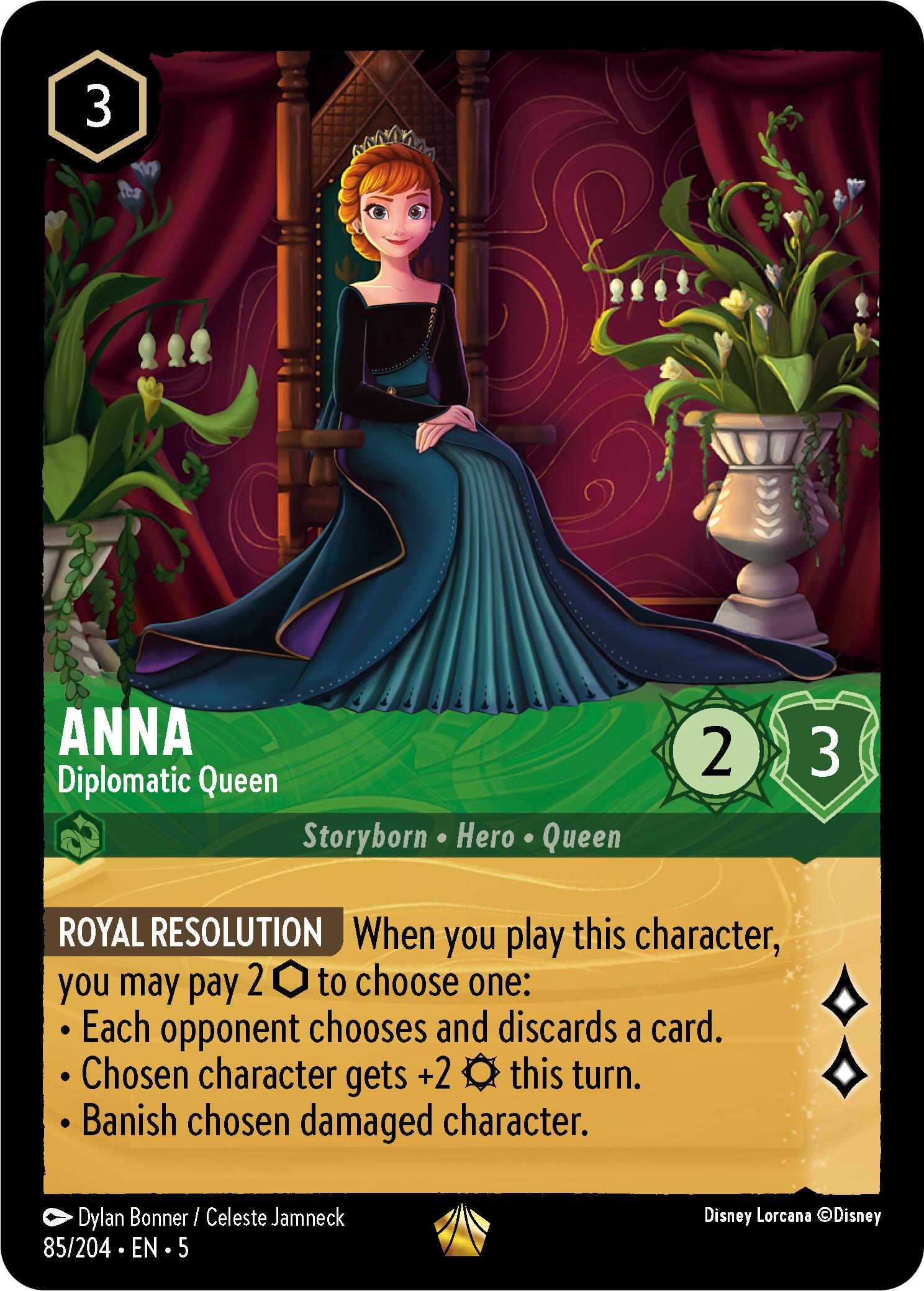 Anna - Diplomatic Queen (85/204) [Shimmering Skies] | Eastridge Sports Cards & Games