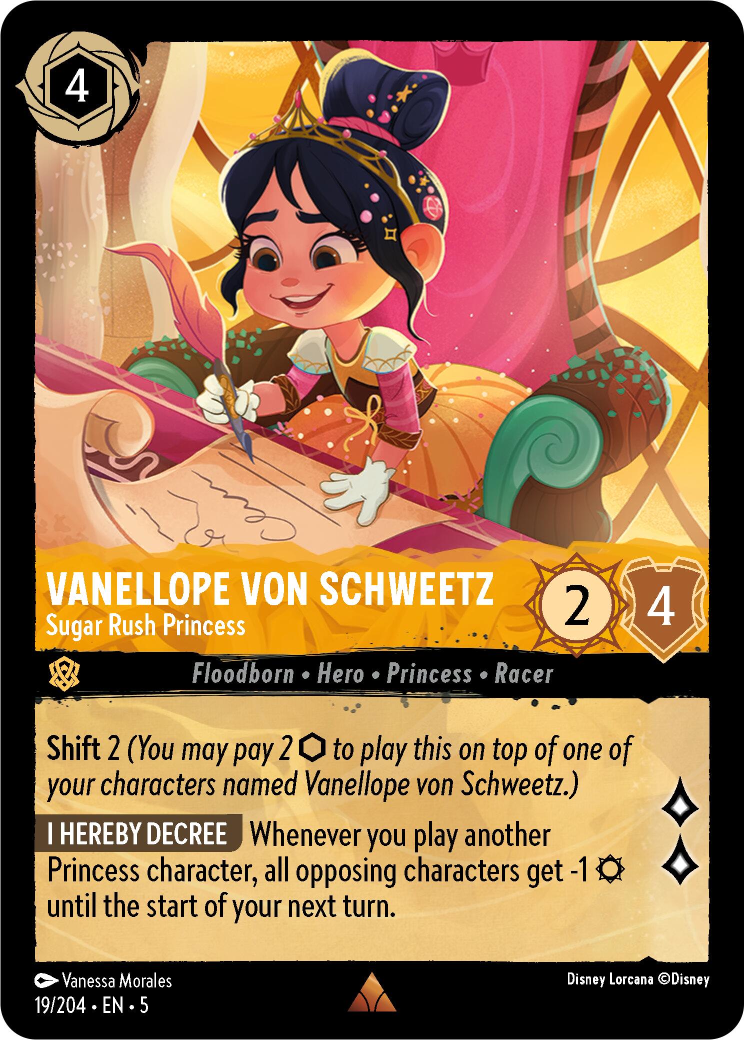 Vanellope von Schweetz - Sugar Rush Princess (19/204) [Shimmering Skies] | Eastridge Sports Cards & Games