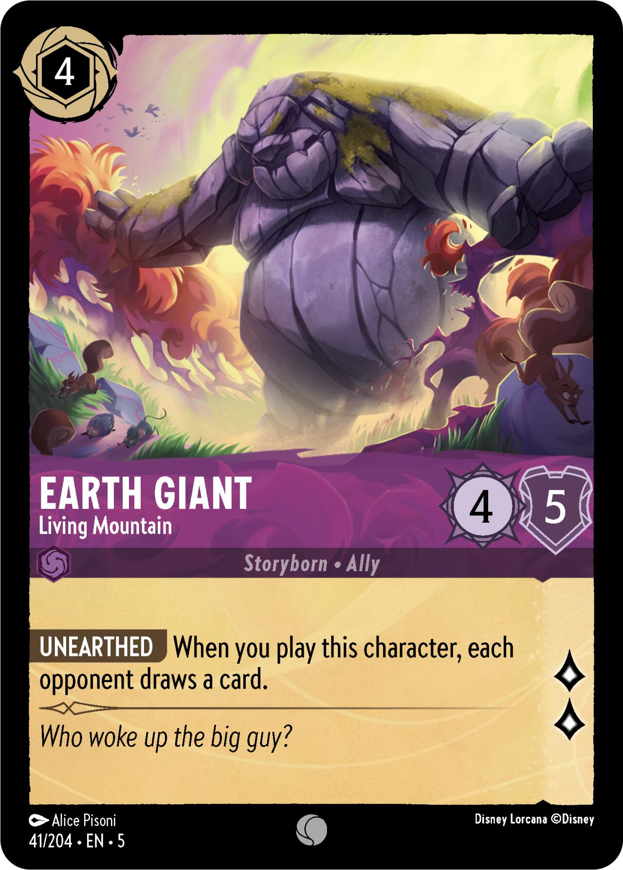 Earth Giant - Living Mountain (41/204) [Shimmering Skies] | Eastridge Sports Cards & Games