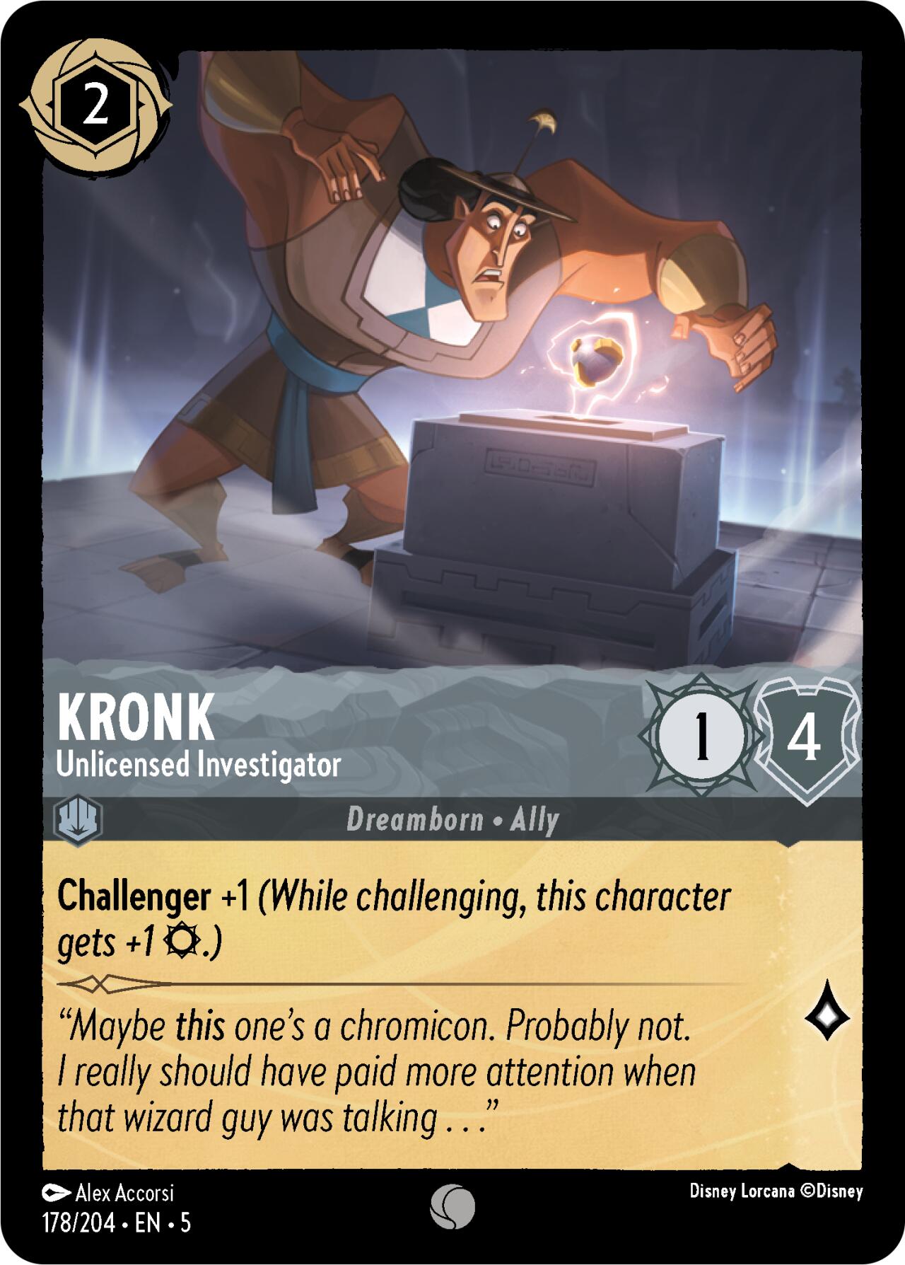 Kronk - Unlicensed Investigator (178/204) [Shimmering Skies] | Eastridge Sports Cards & Games