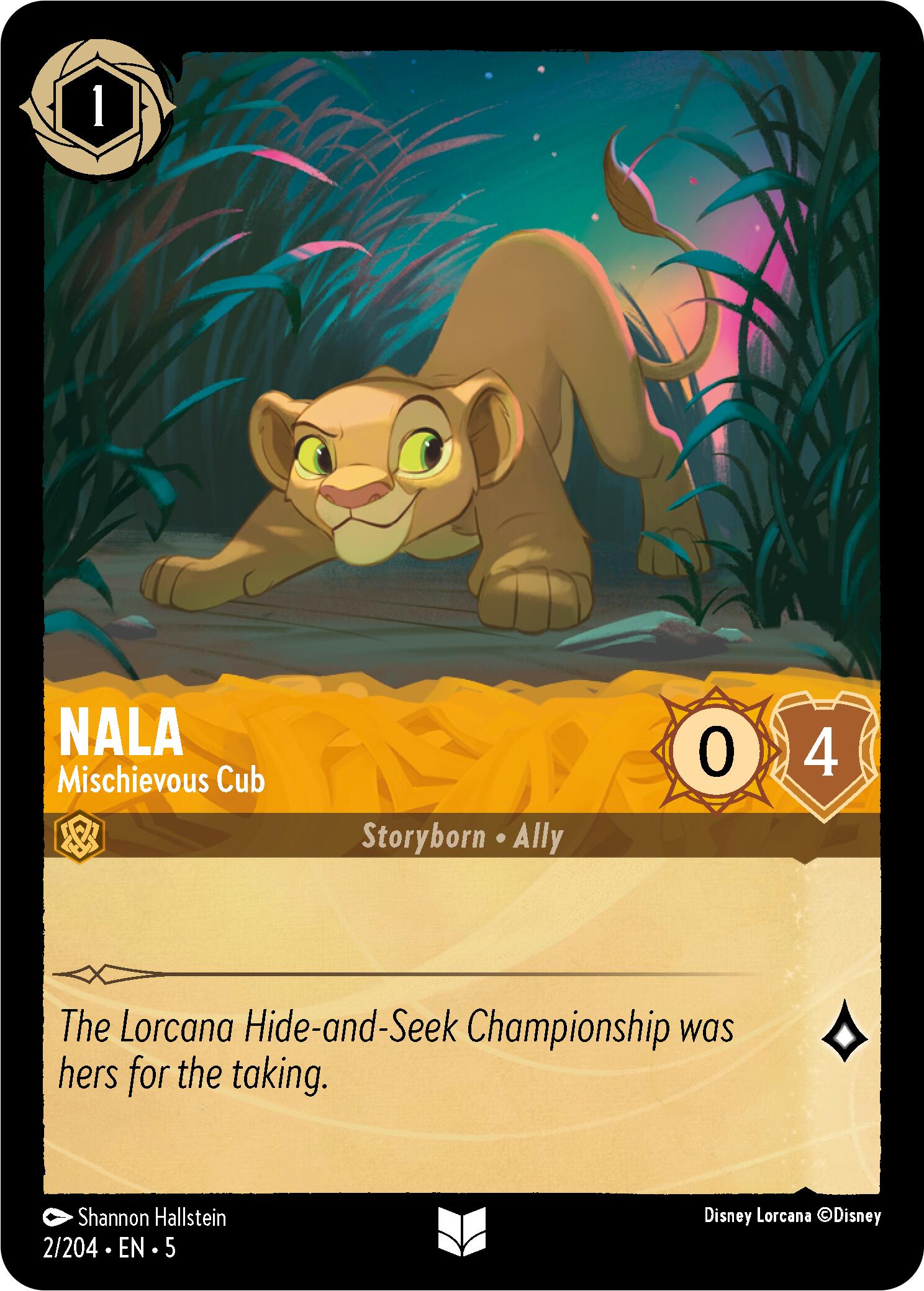 Nala - Mischievous Cub (2/204) [Shimmering Skies] | Eastridge Sports Cards & Games