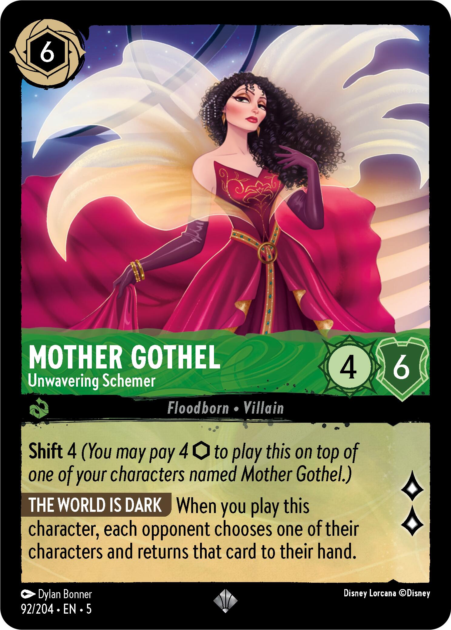 Mother Gothel - Unwavering Schemer (92/204) [Shimmering Skies] | Eastridge Sports Cards & Games