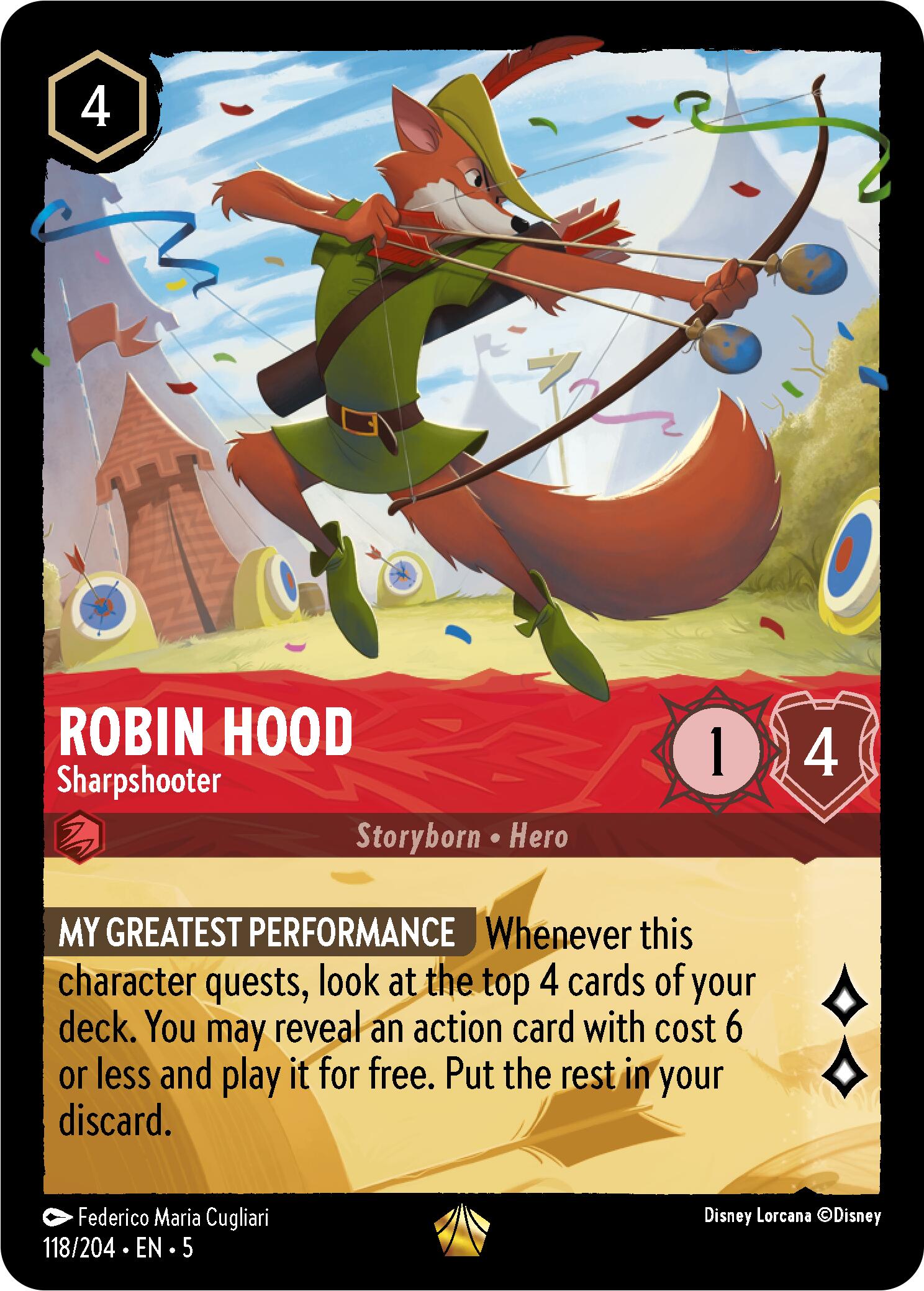 Robin Hood - Sharpshooter (118/204) [Shimmering Skies] | Eastridge Sports Cards & Games