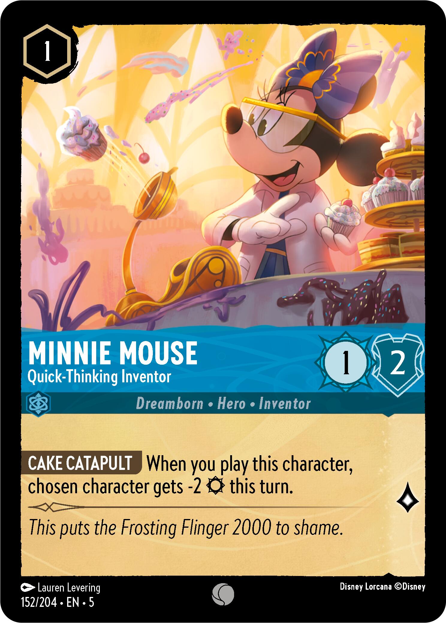 Minnie Mouse - Quick-Thinking Inventor (152/204) [Shimmering Skies] | Eastridge Sports Cards & Games