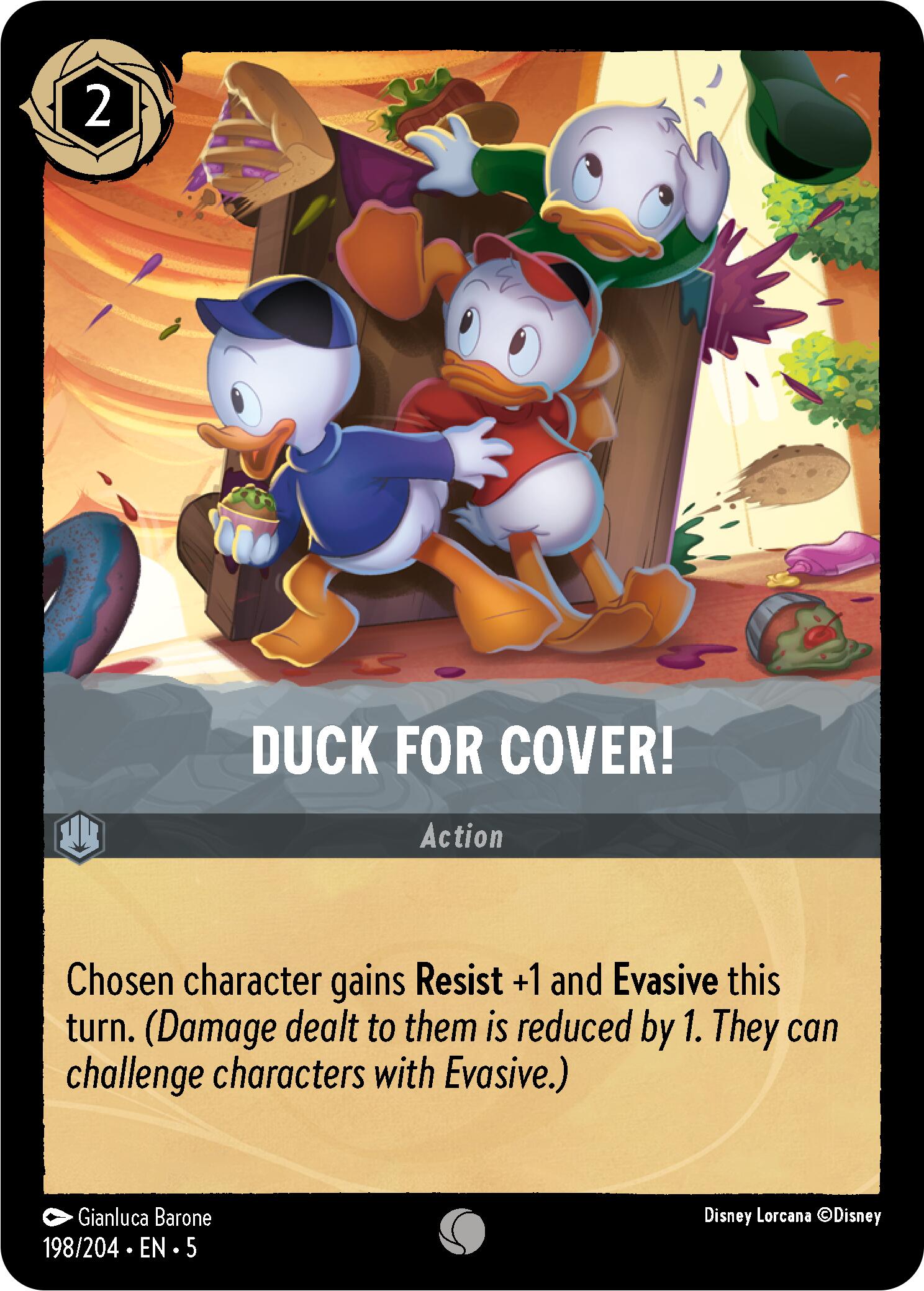 Duck for Cover! (198/204) [Shimmering Skies] | Eastridge Sports Cards & Games