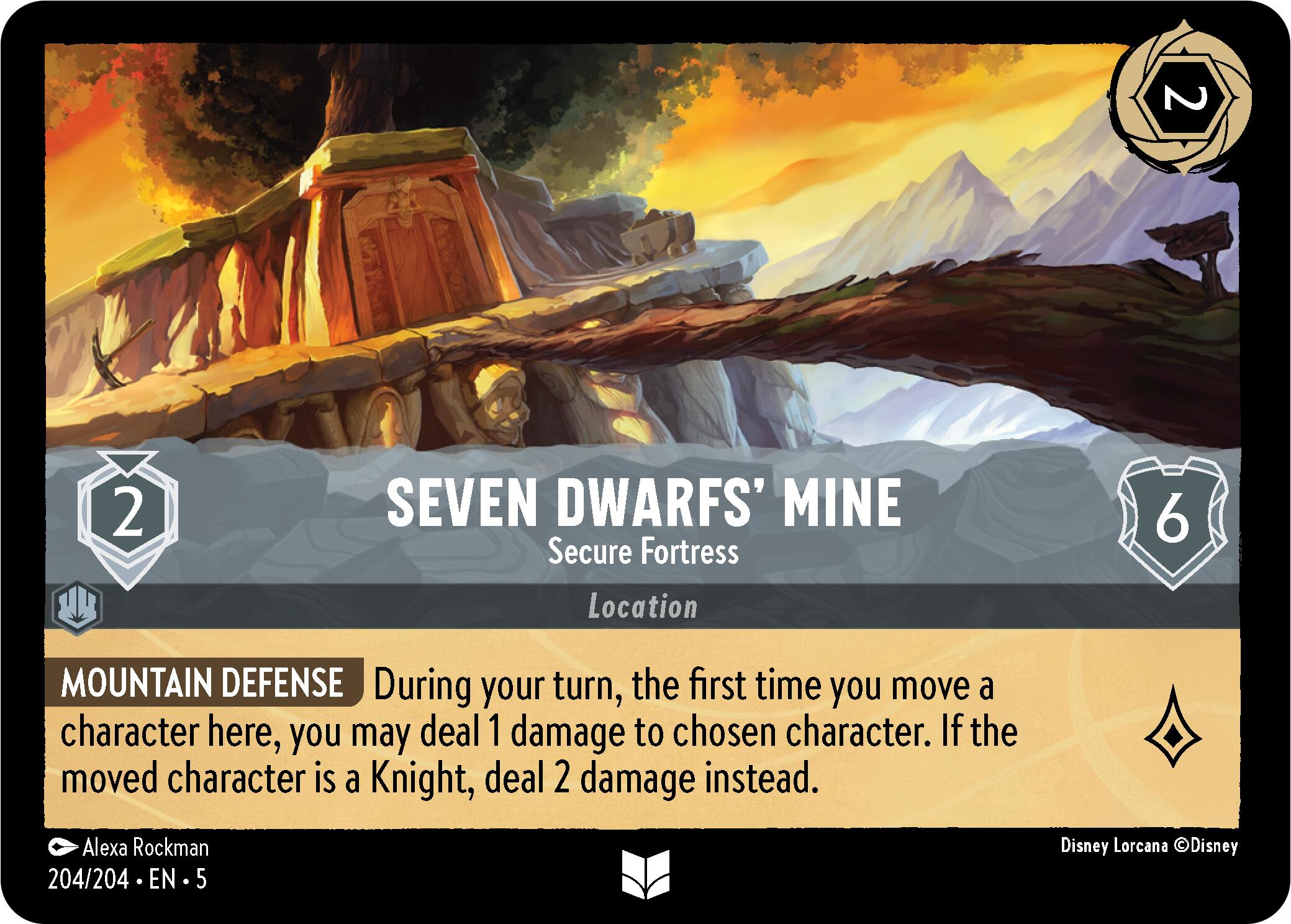 Seven Dwarfs' Mine - Secure Fortress (204/204) [Shimmering Skies] | Eastridge Sports Cards & Games