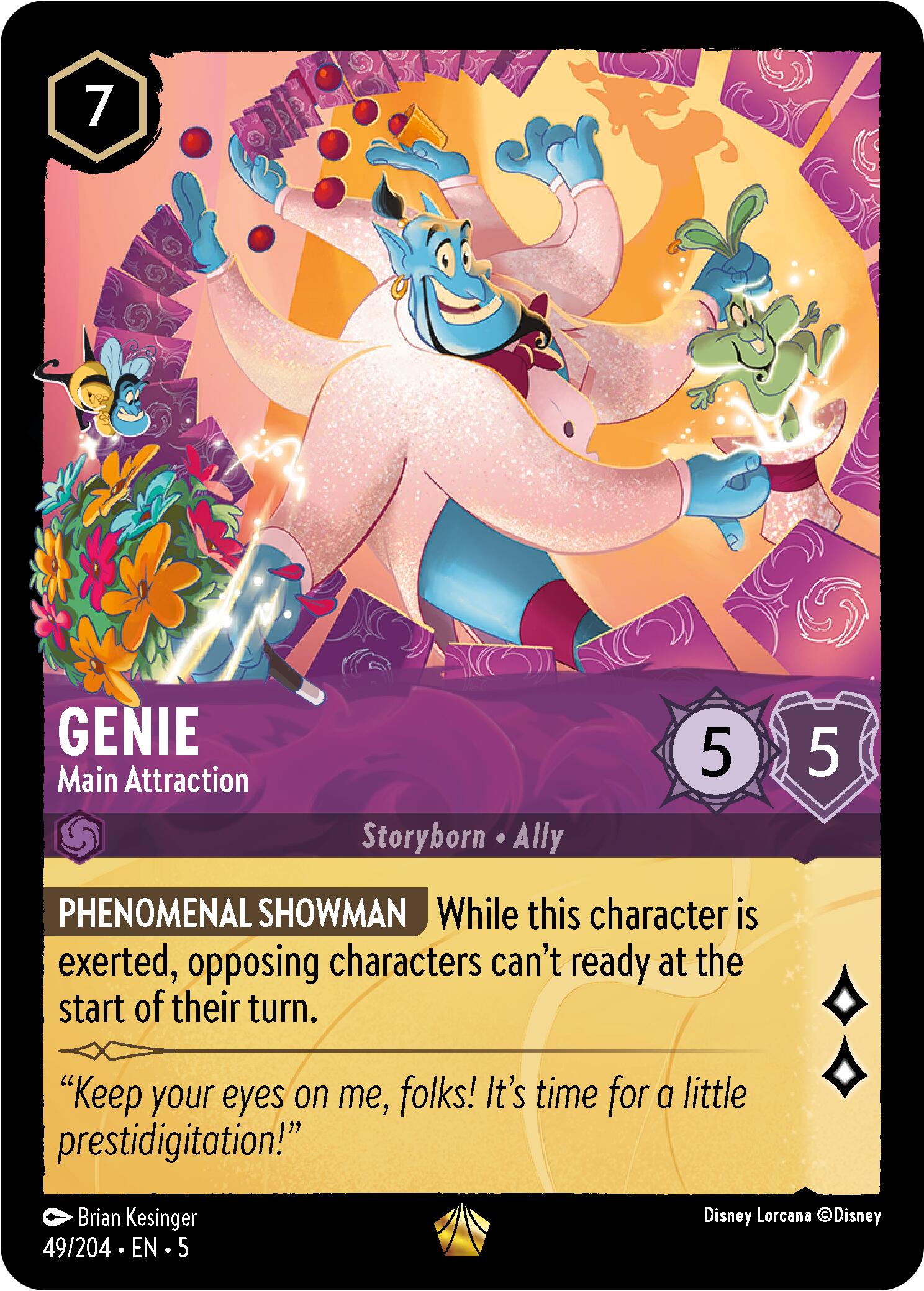 Genie - Main Attraction (49/204) [Shimmering Skies] | Eastridge Sports Cards & Games