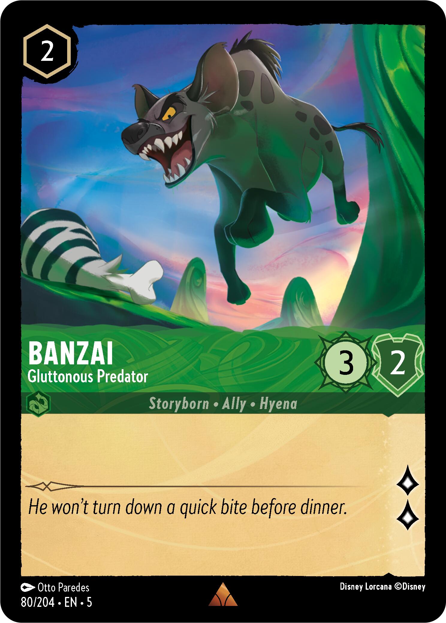 Banzai - Gluttonous Predator (80/204) [Shimmering Skies] | Eastridge Sports Cards & Games