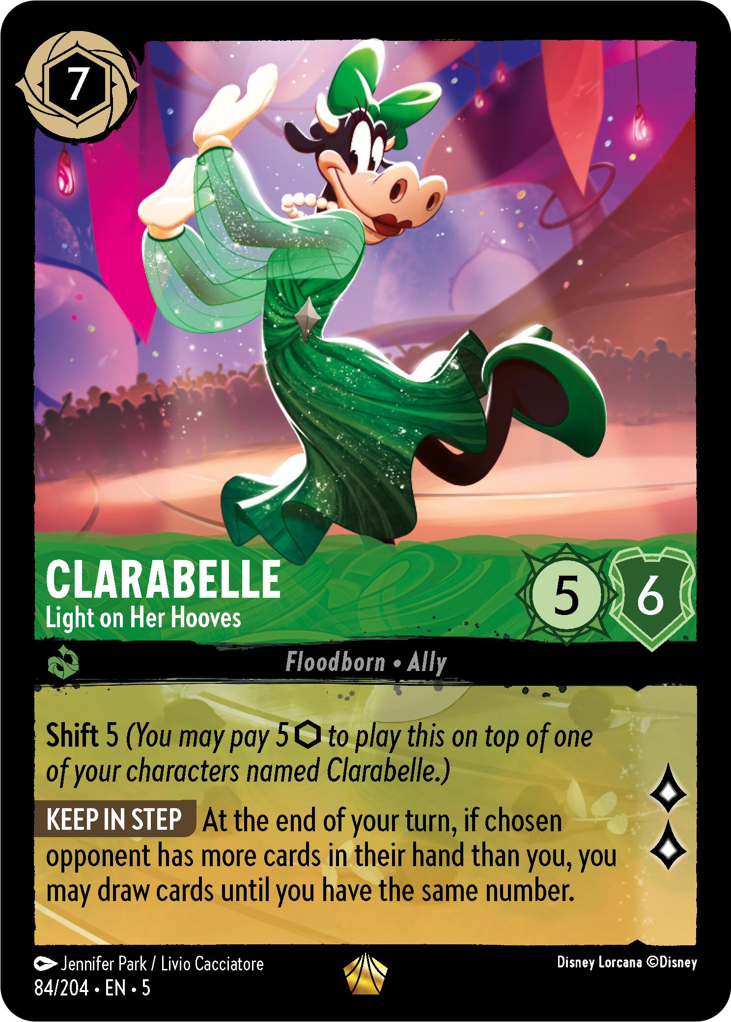 Clarabelle - Light on Her Hooves (84/204) [Shimmering Skies] | Eastridge Sports Cards & Games