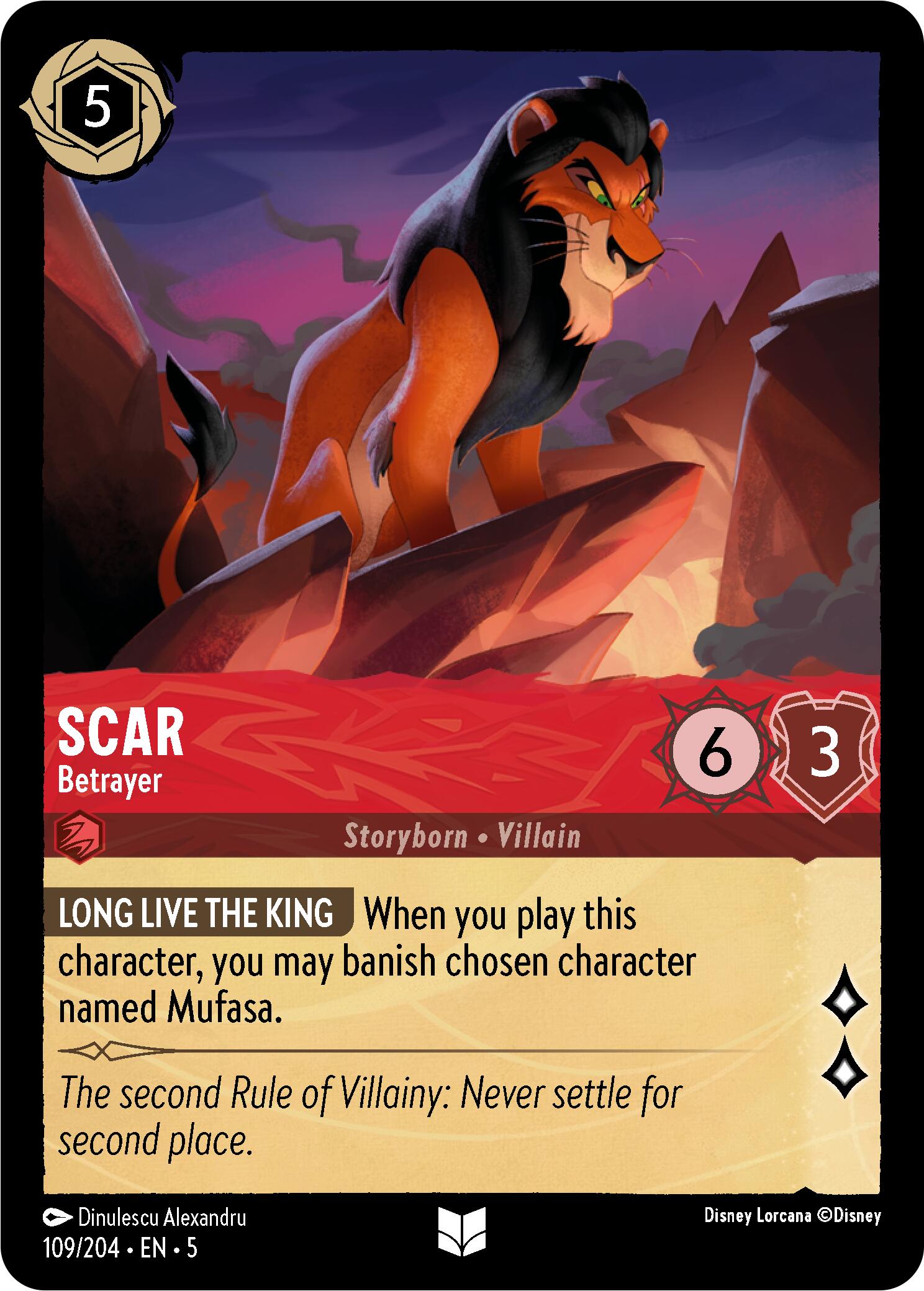 Scar - Betrayer (109/204) [Shimmering Skies] | Eastridge Sports Cards & Games
