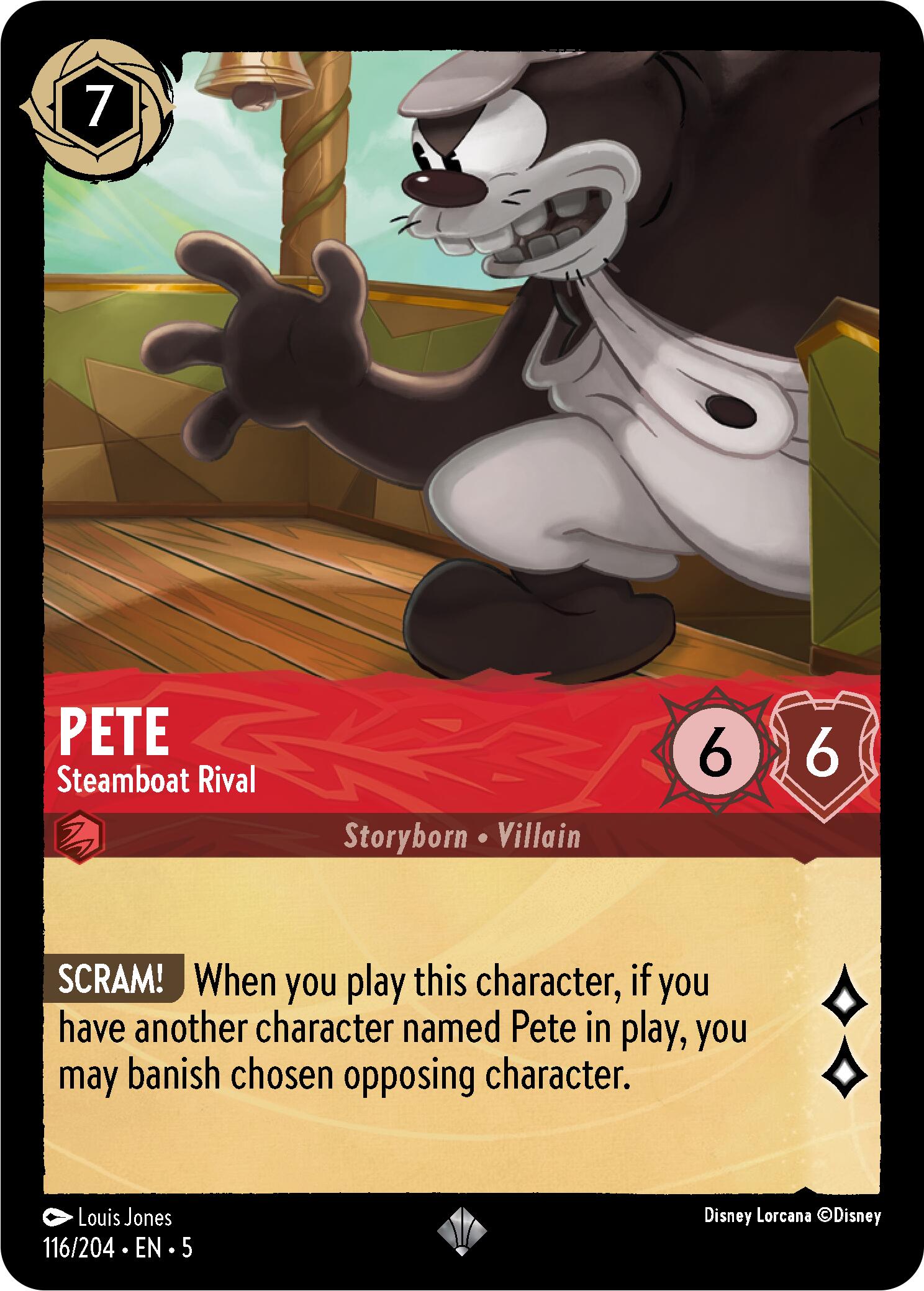 Pete - Steamboat Rival (116/204) [Shimmering Skies] | Eastridge Sports Cards & Games