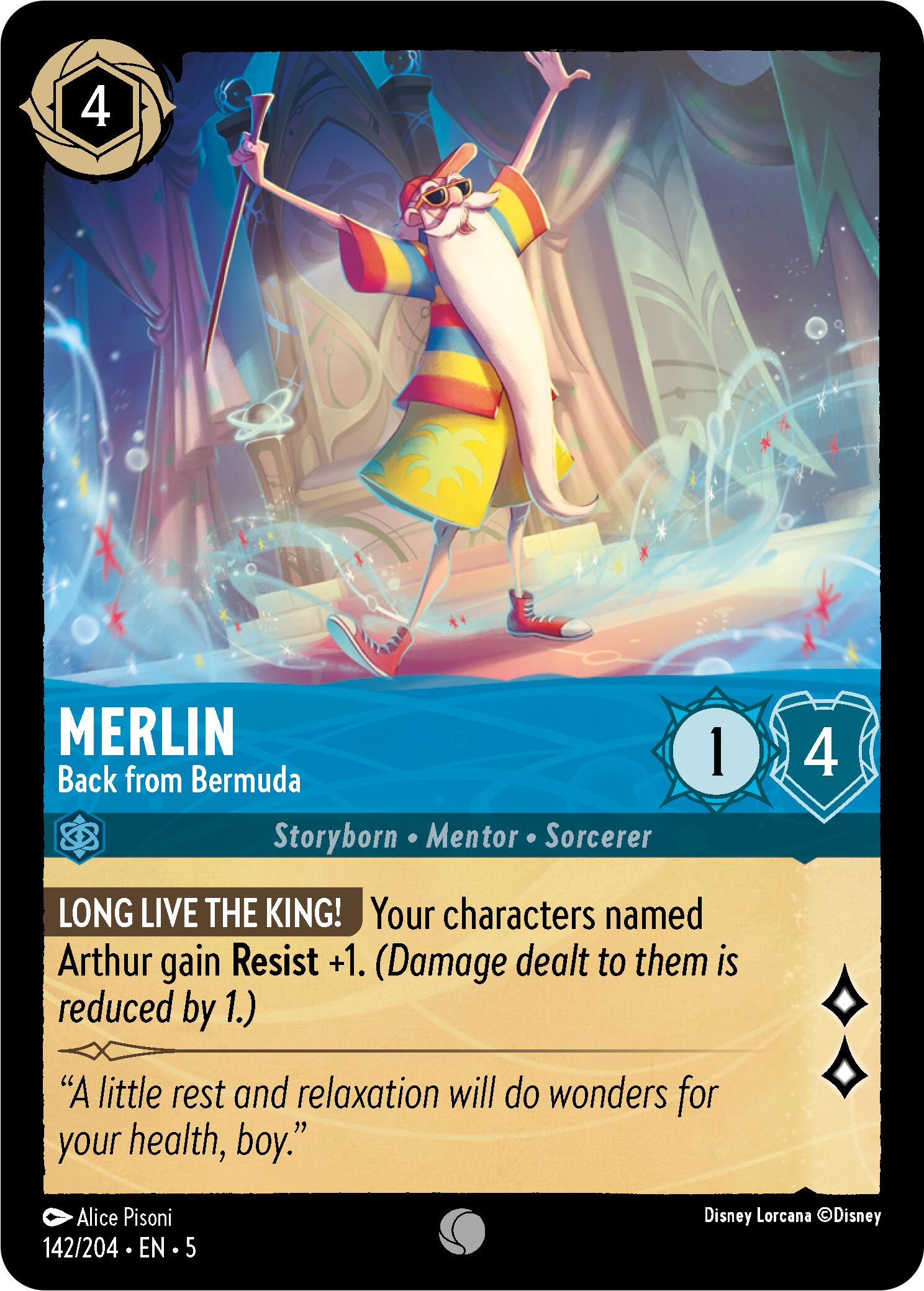 Merlin - Back from Bermuda (142/204) [Shimmering Skies] | Eastridge Sports Cards & Games