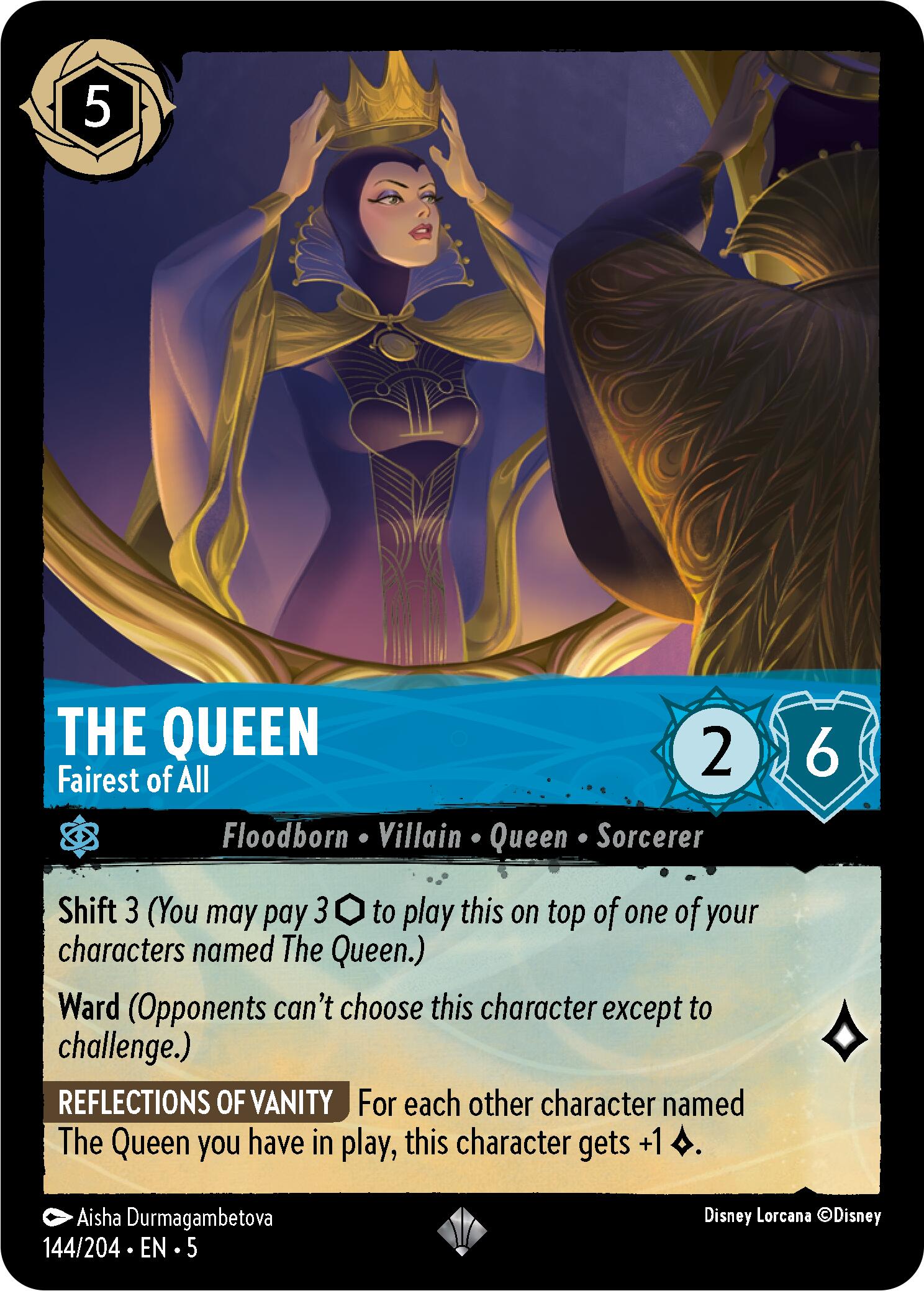 The Queen - Fairest of All (144/204) [Shimmering Skies] | Eastridge Sports Cards & Games