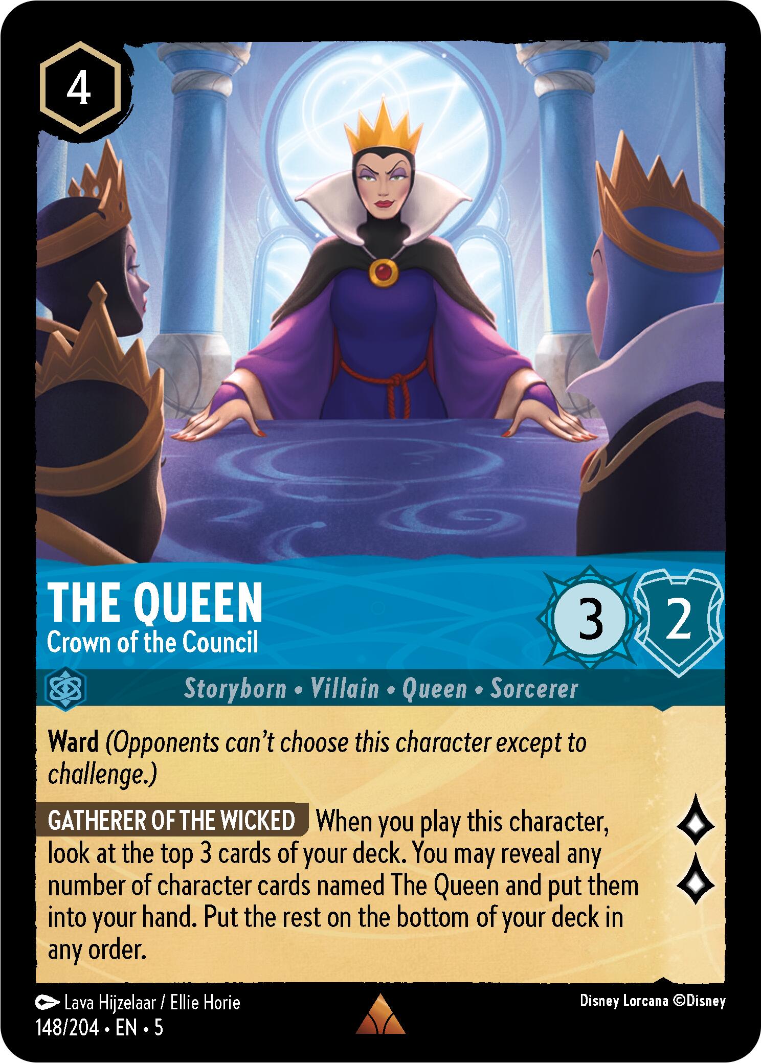 The Queen - Crown of the Council (148/204) [Shimmering Skies] | Eastridge Sports Cards & Games