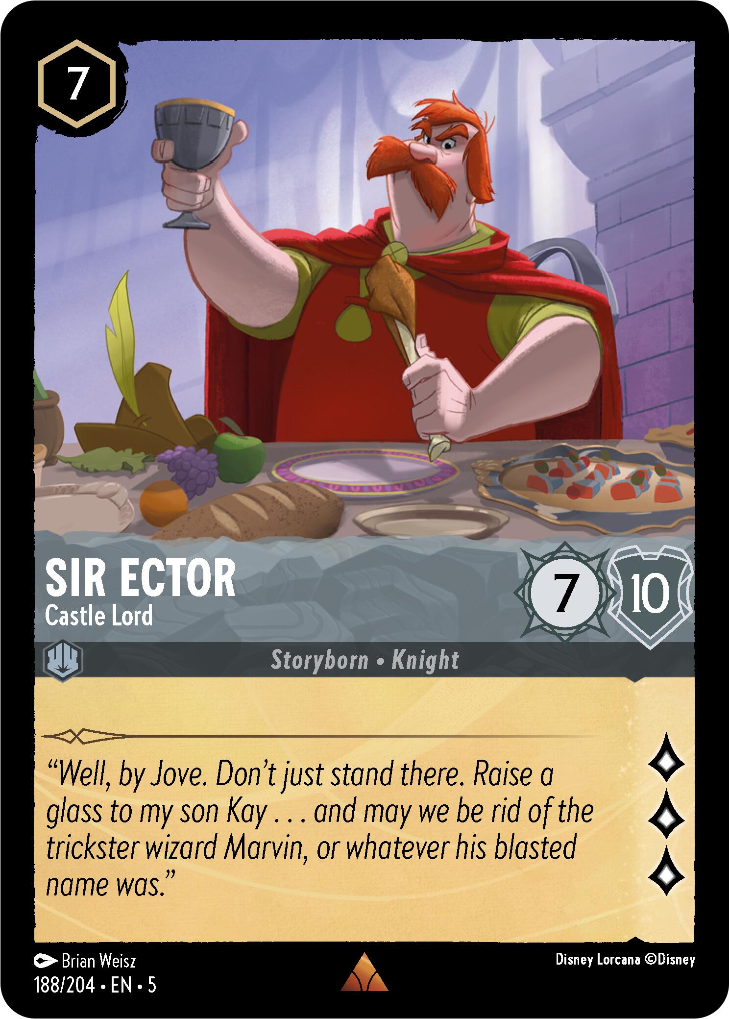 Sir Ector - Castle Lord (188/204) [Shimmering Skies] | Eastridge Sports Cards & Games