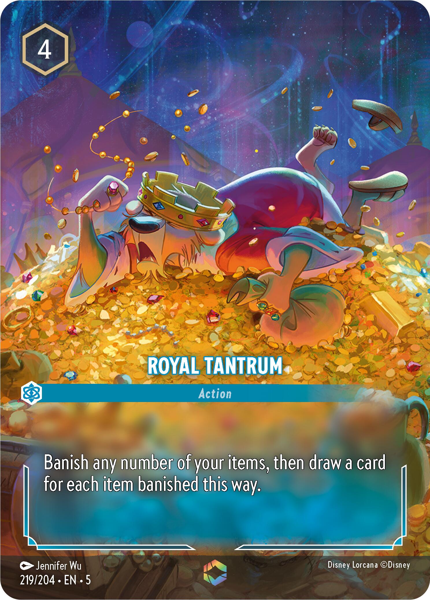 Royal Tantrum (Enchanted) (219/204) [Shimmering Skies] | Eastridge Sports Cards & Games