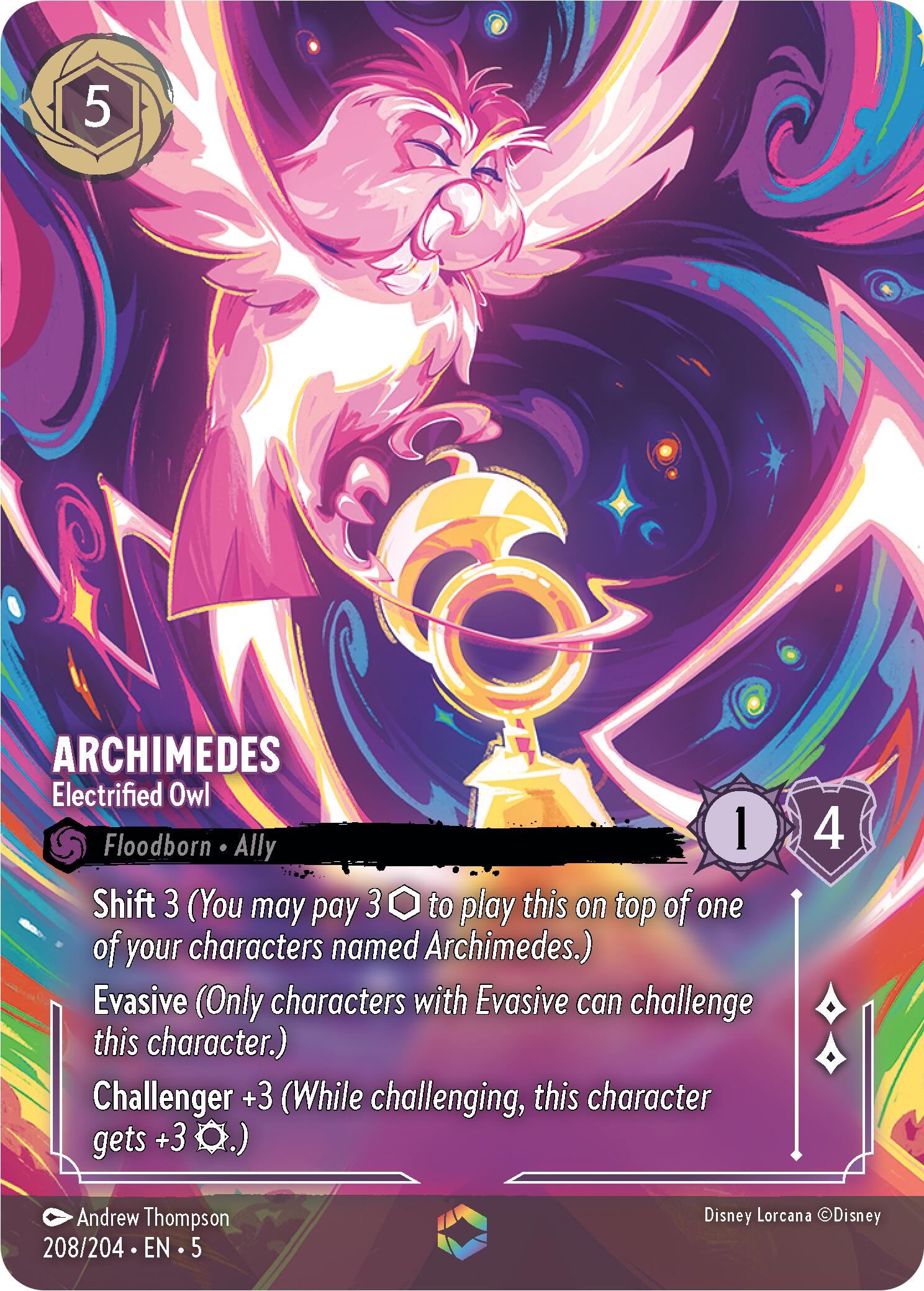 Archimedes - Electrified Owl (Enchanted) (208/204) [Shimmering Skies] | Eastridge Sports Cards & Games