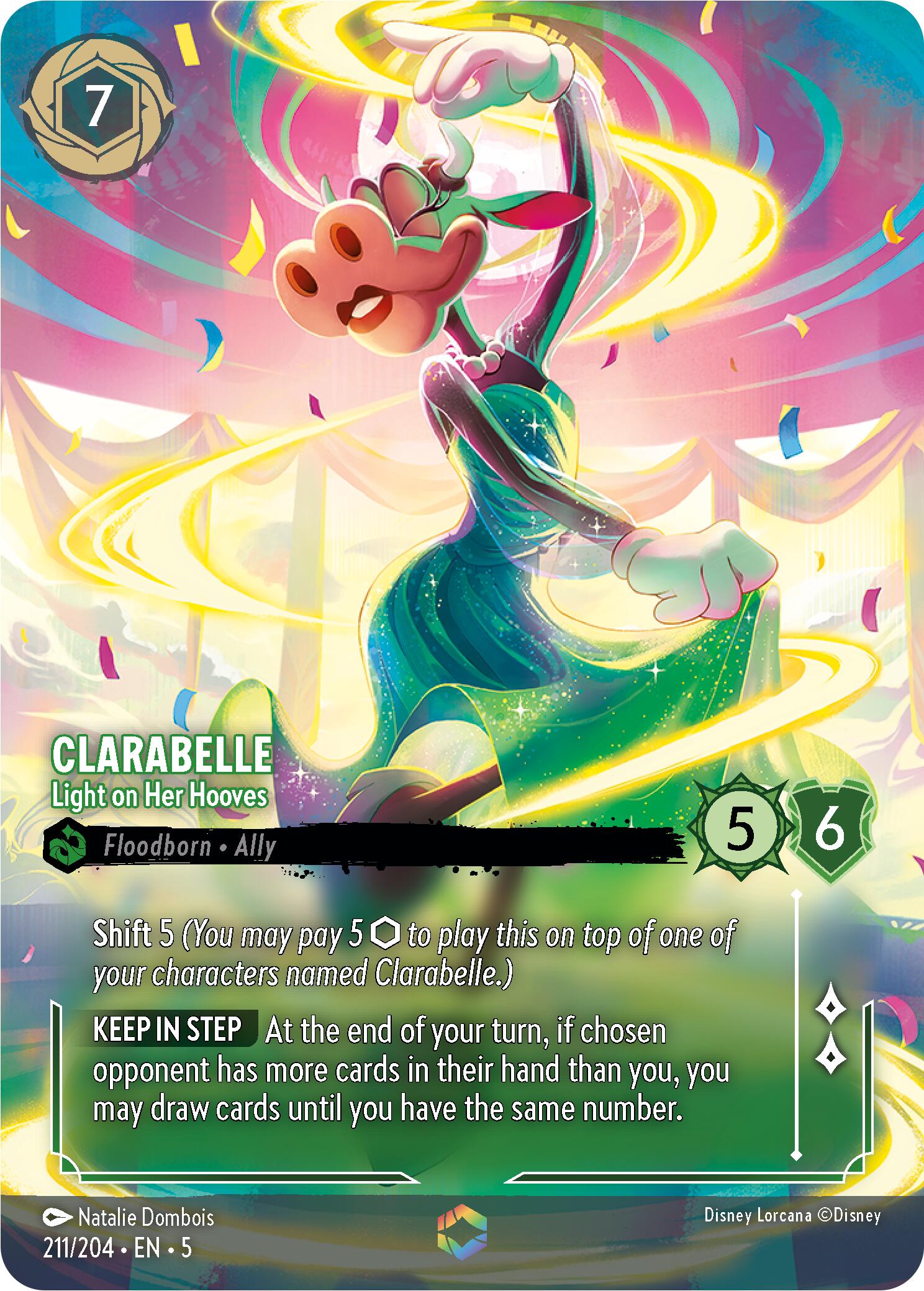Clarabelle - Light on Her Hooves (Enchanted) (211/204) [Shimmering Skies] | Eastridge Sports Cards & Games