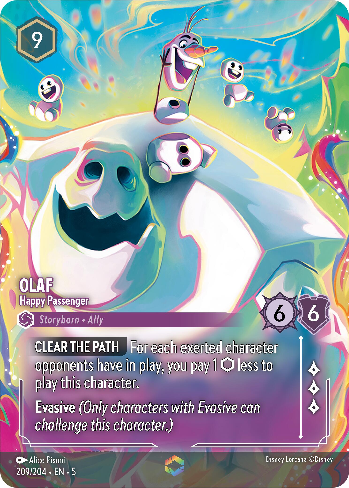 Olaf - Happy Passenger (Enchanted) (209/204) [Shimmering Skies] | Eastridge Sports Cards & Games