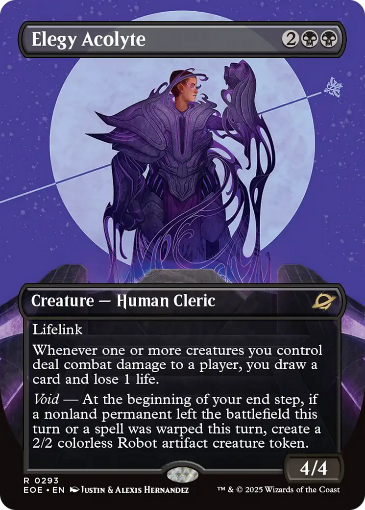 Elegy Acolyte (Borderless) [Edge of Eternities] | Eastridge Sports Cards & Games