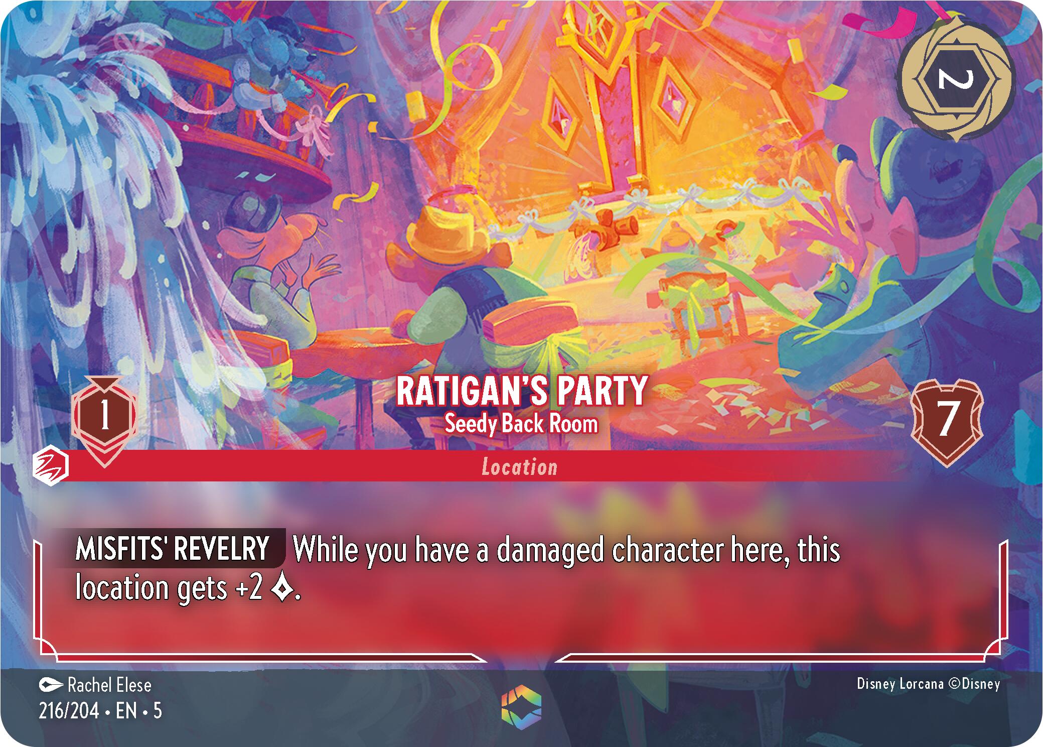 Ratigan's Party - Seedy Back Room (Enchanted) (216/204) [Shimmering Skies] | Eastridge Sports Cards & Games