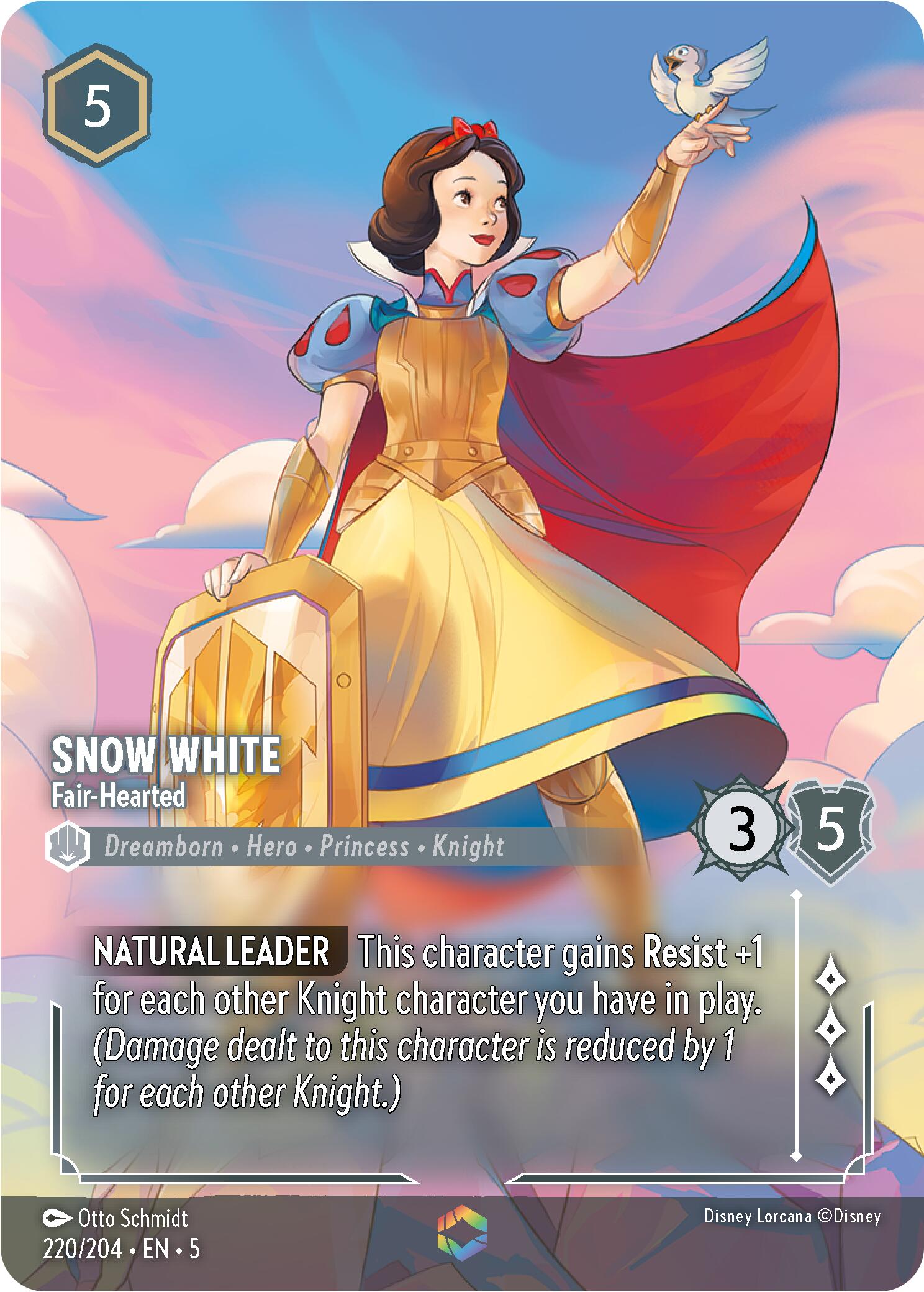 Snow White - Fair-Hearted (Enchanted) (220/204) [Shimmering Skies] | Eastridge Sports Cards & Games