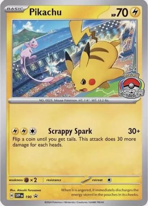 Pikachu (190) [Scarlet & Violet: Black Star Promos] | Eastridge Sports Cards & Games