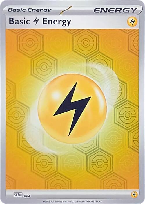 Basic Lightning Energy (004) [Scarlet & Violet: Shrouded Fable] | Eastridge Sports Cards & Games