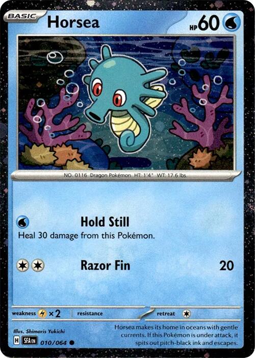 Horsea (010/064) (Cosmos Holo) [Miscellaneous Cards] | Eastridge Sports Cards & Games