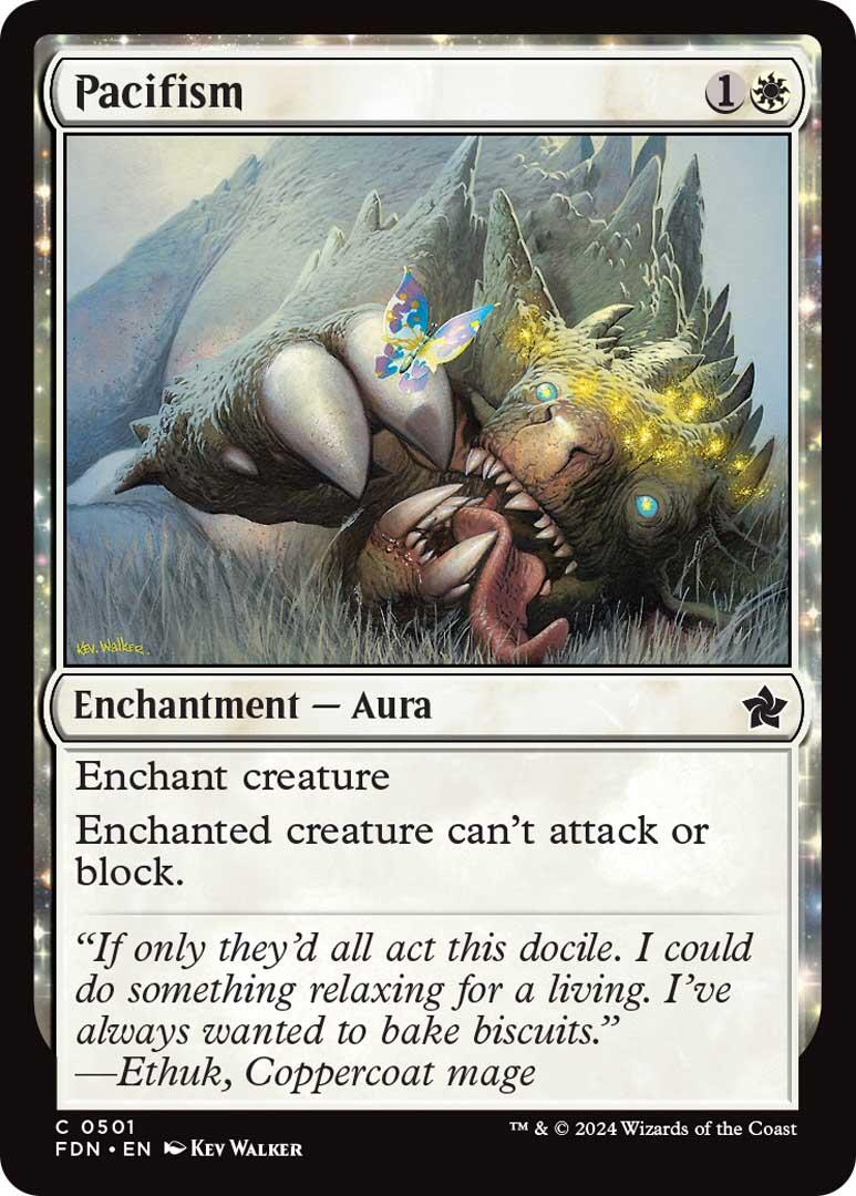 Pacifism [Foundations] | Eastridge Sports Cards & Games