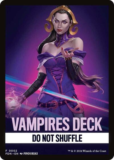 Vampires Deck Theme Card [Foundations Tokens] | Eastridge Sports Cards & Games