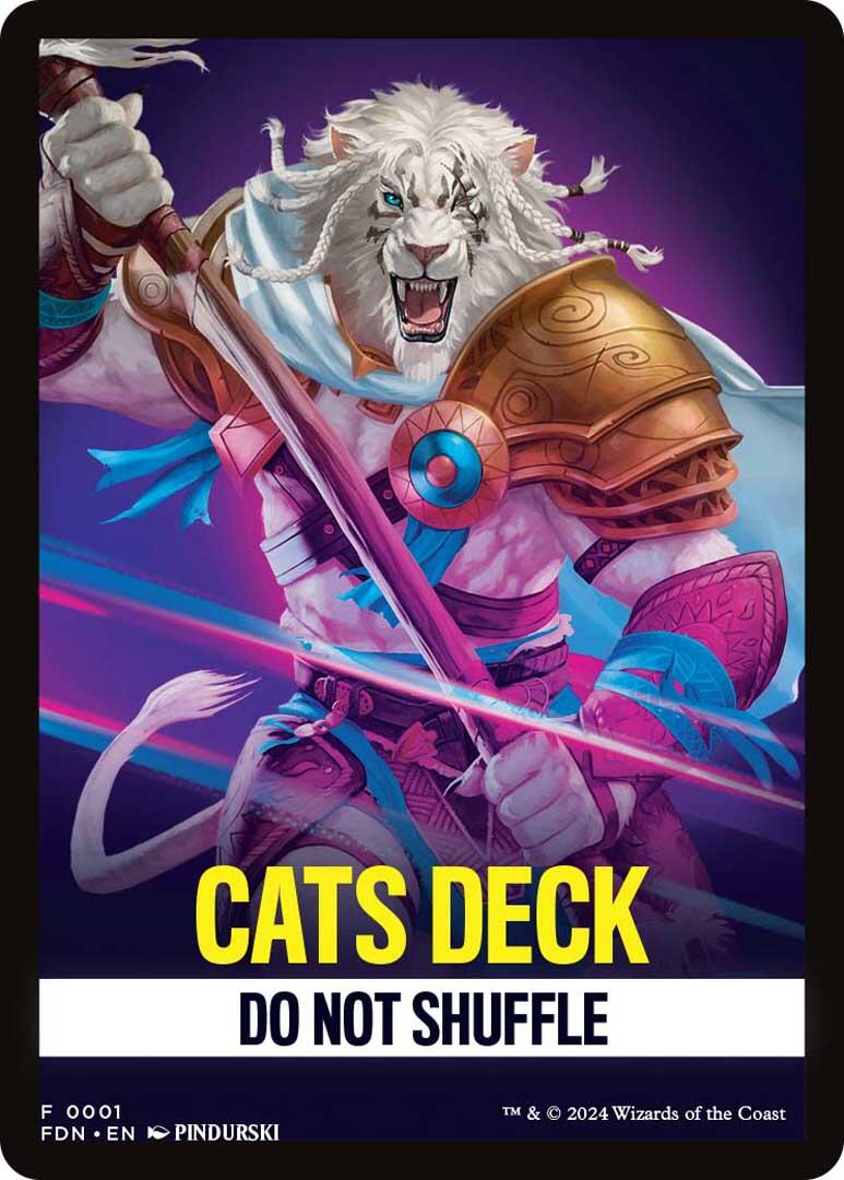 Cats Deck Theme Card [Foundations Tokens] | Eastridge Sports Cards & Games