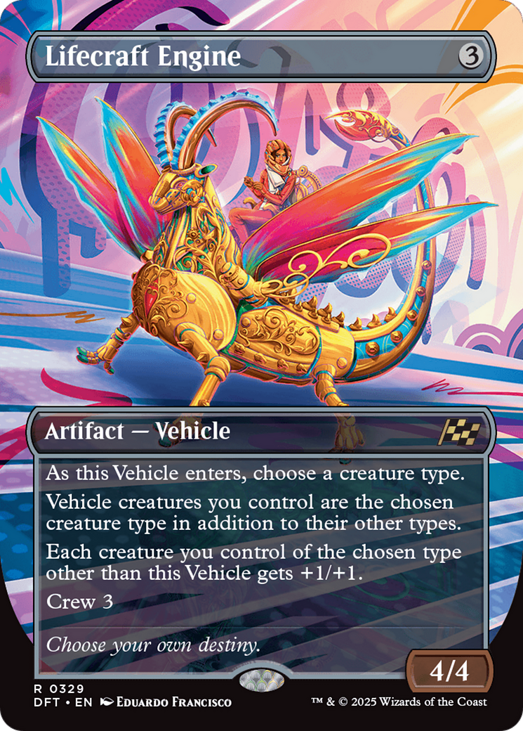 Lifecraft Engine (Borderless) [Aetherdrift] | Eastridge Sports Cards & Games