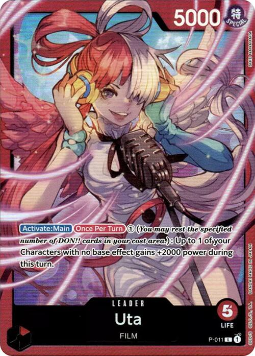 Uta (P-011) (Premium Card Collection -Uta-) [One Piece Promotion Cards] | Eastridge Sports Cards & Games