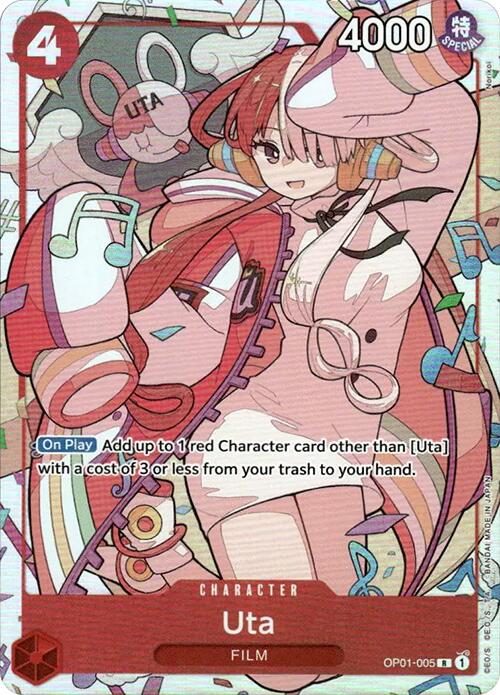 Uta (OP01-005) (Premium Card Collection -Uta-) [One Piece Promotion Cards] | Eastridge Sports Cards & Games